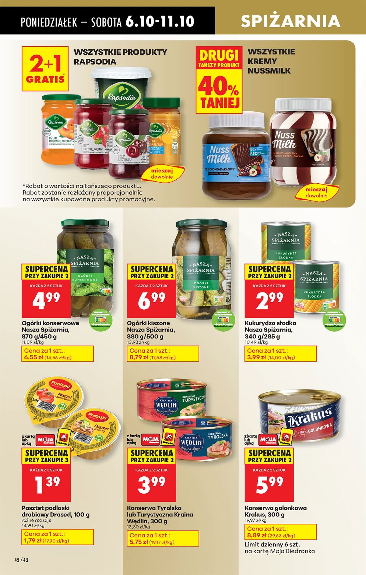 Gazetka Biedronka 06.10.2025 - 13.10.2025