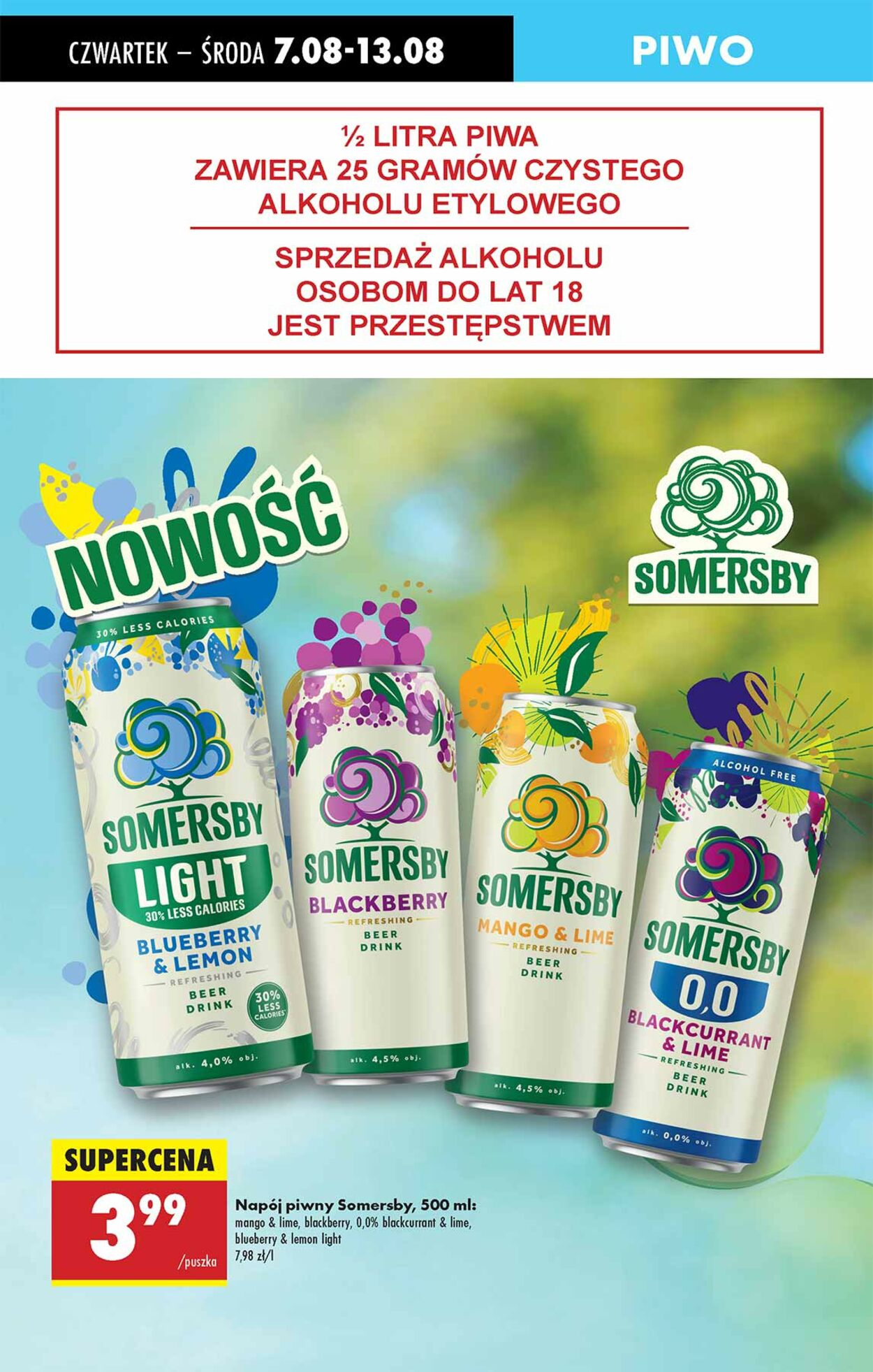 Gazetka Biedronka 07.08.2025 - 14.08.2025