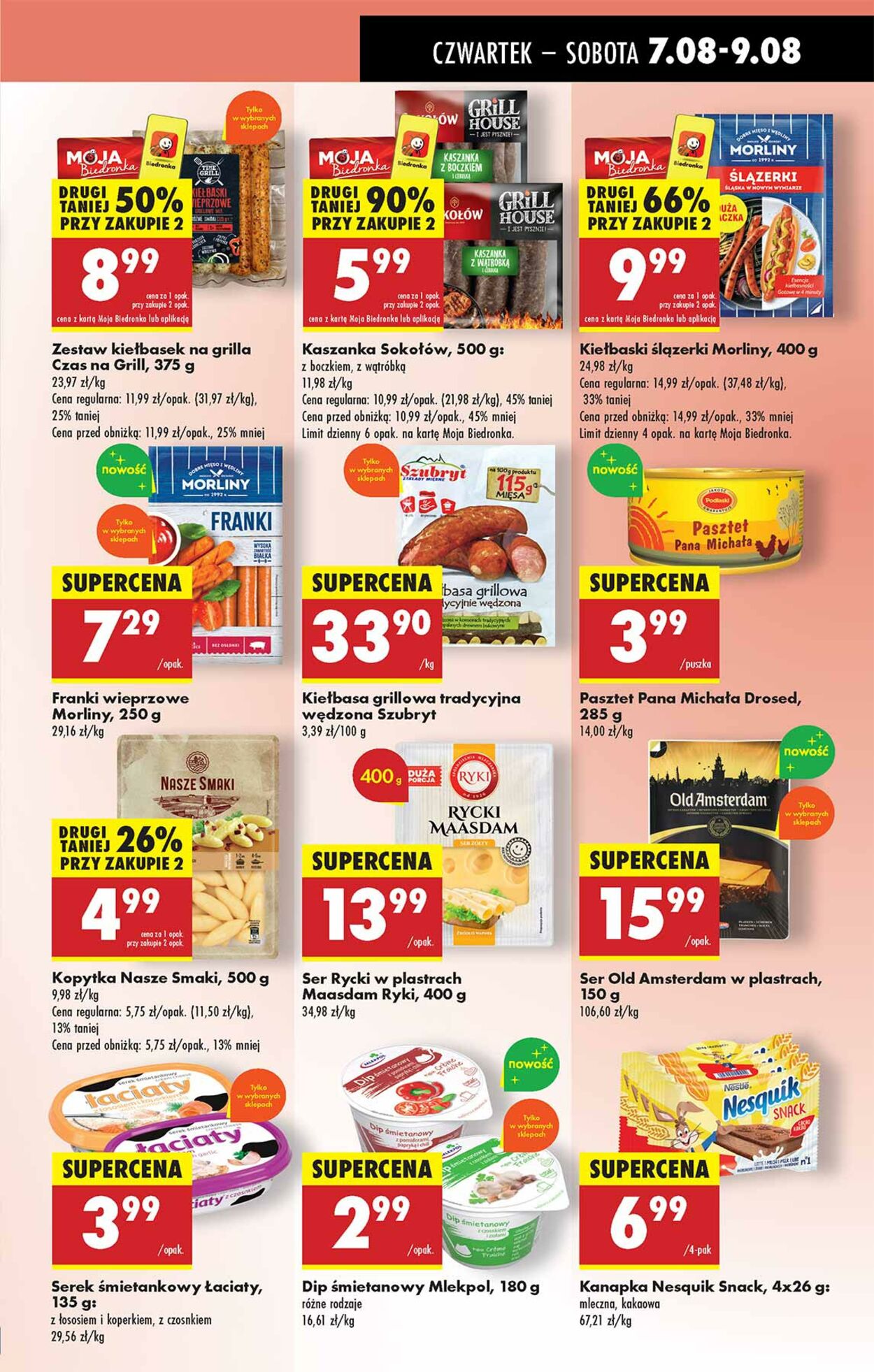 Gazetka Biedronka 07.08.2025 - 14.08.2025