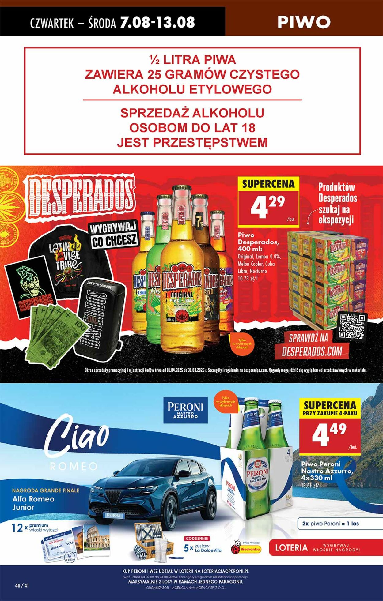Gazetka Biedronka 07.08.2025 - 14.08.2025