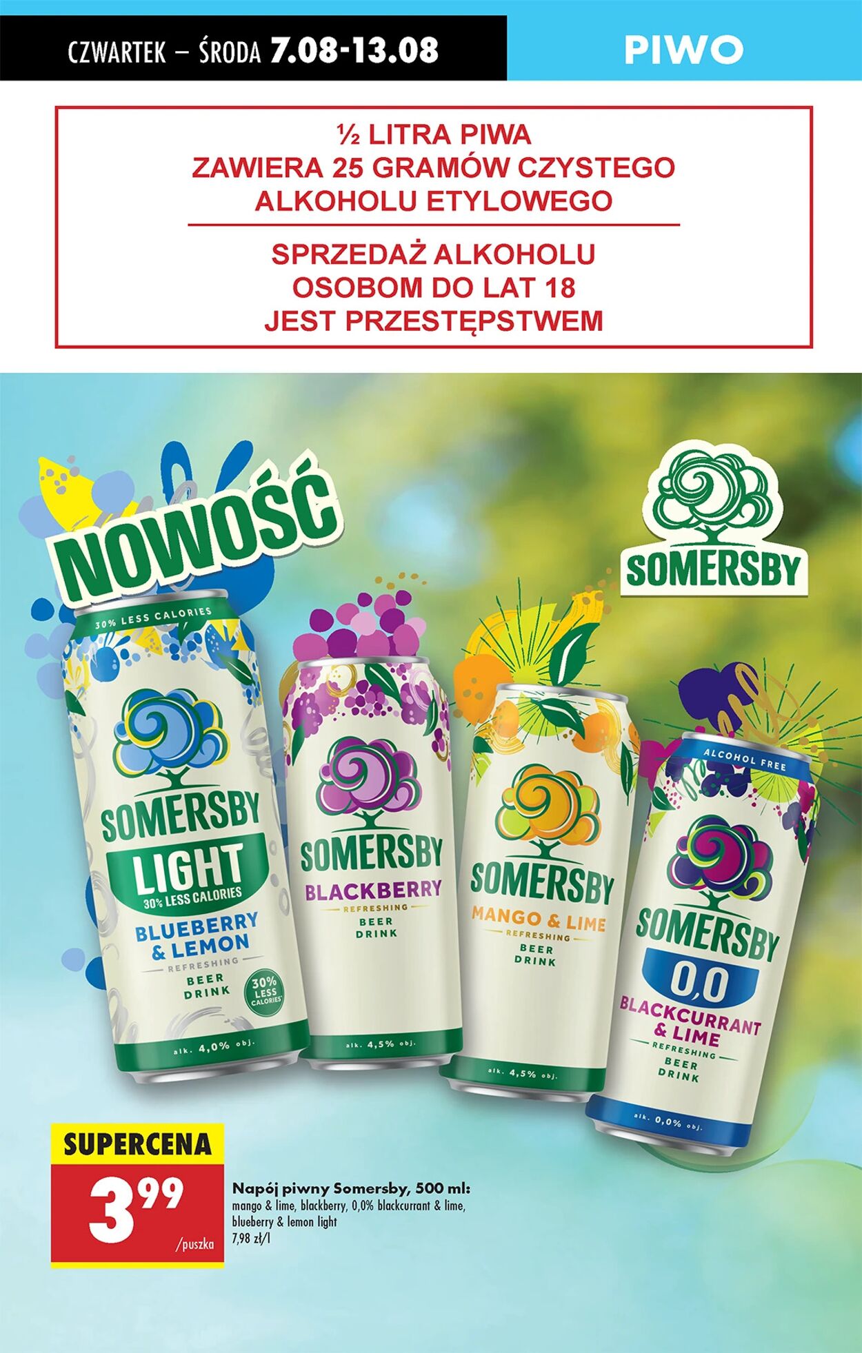 Gazetka Biedronka 07.08.2025 - 14.08.2025