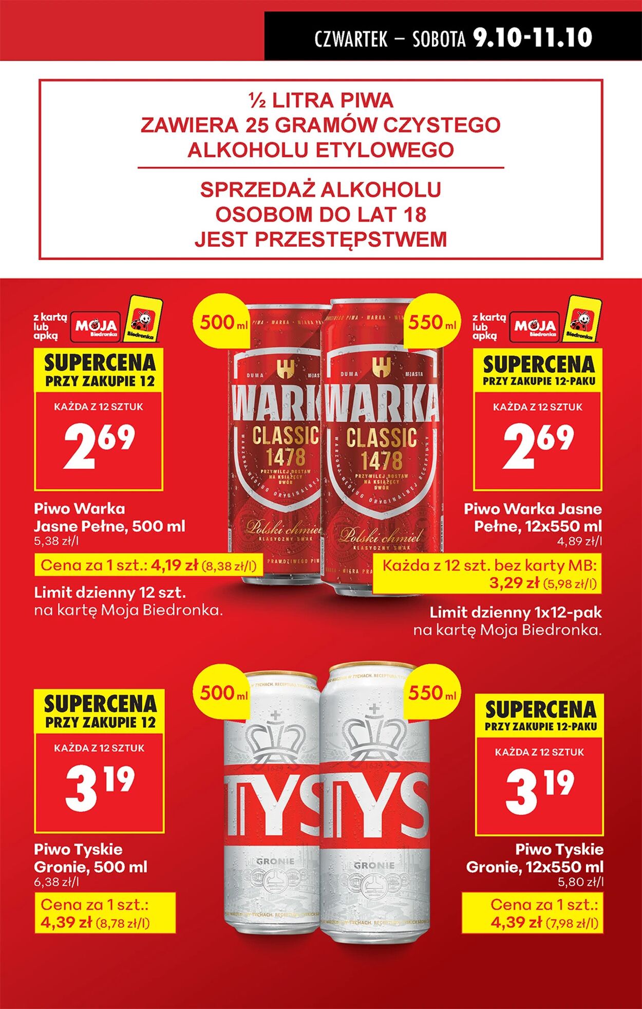 Gazetka Biedronka 09.10.2025 - 16.10.2025