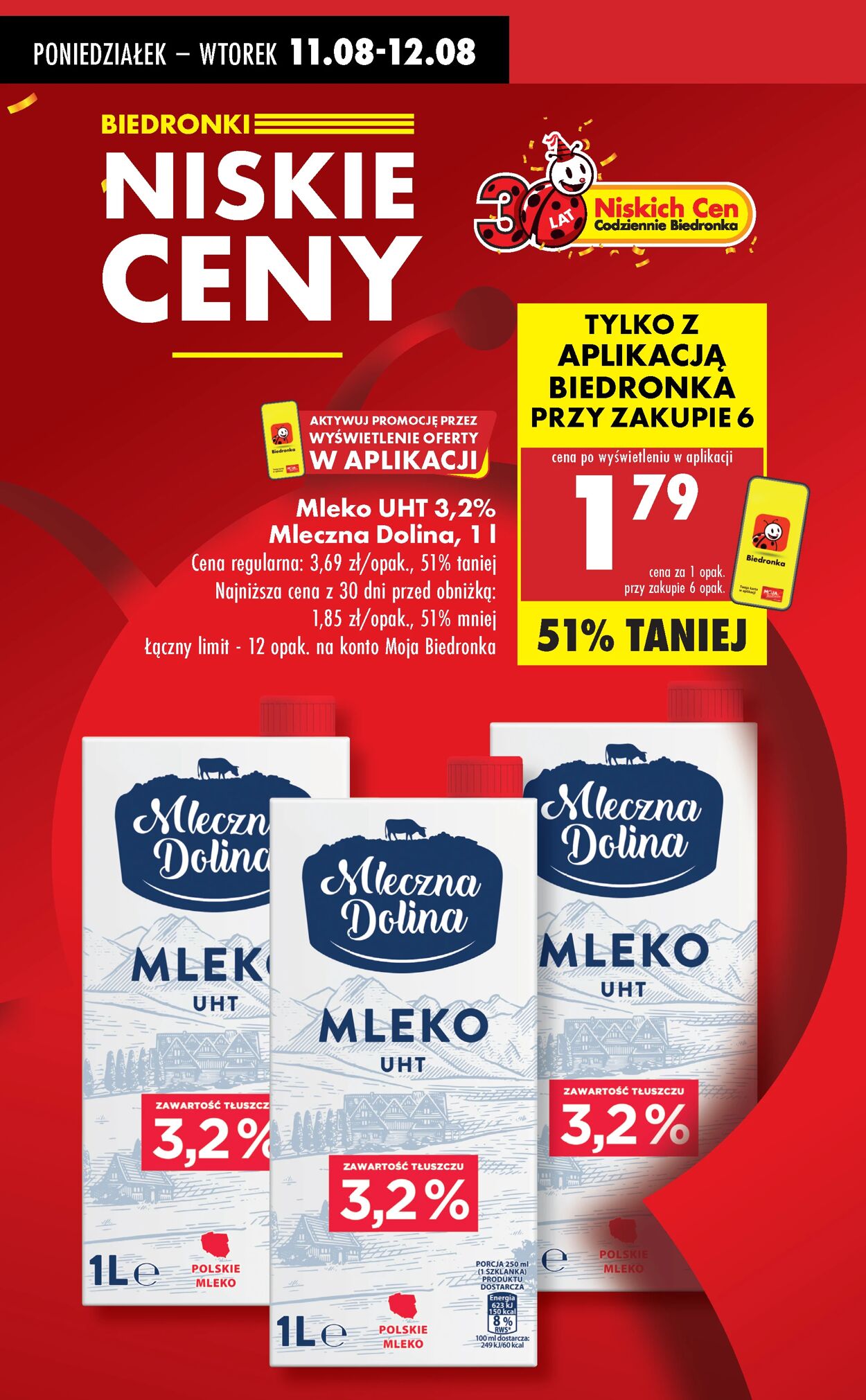 Gazetka Biedronka 11.08.2025 - 18.08.2025
