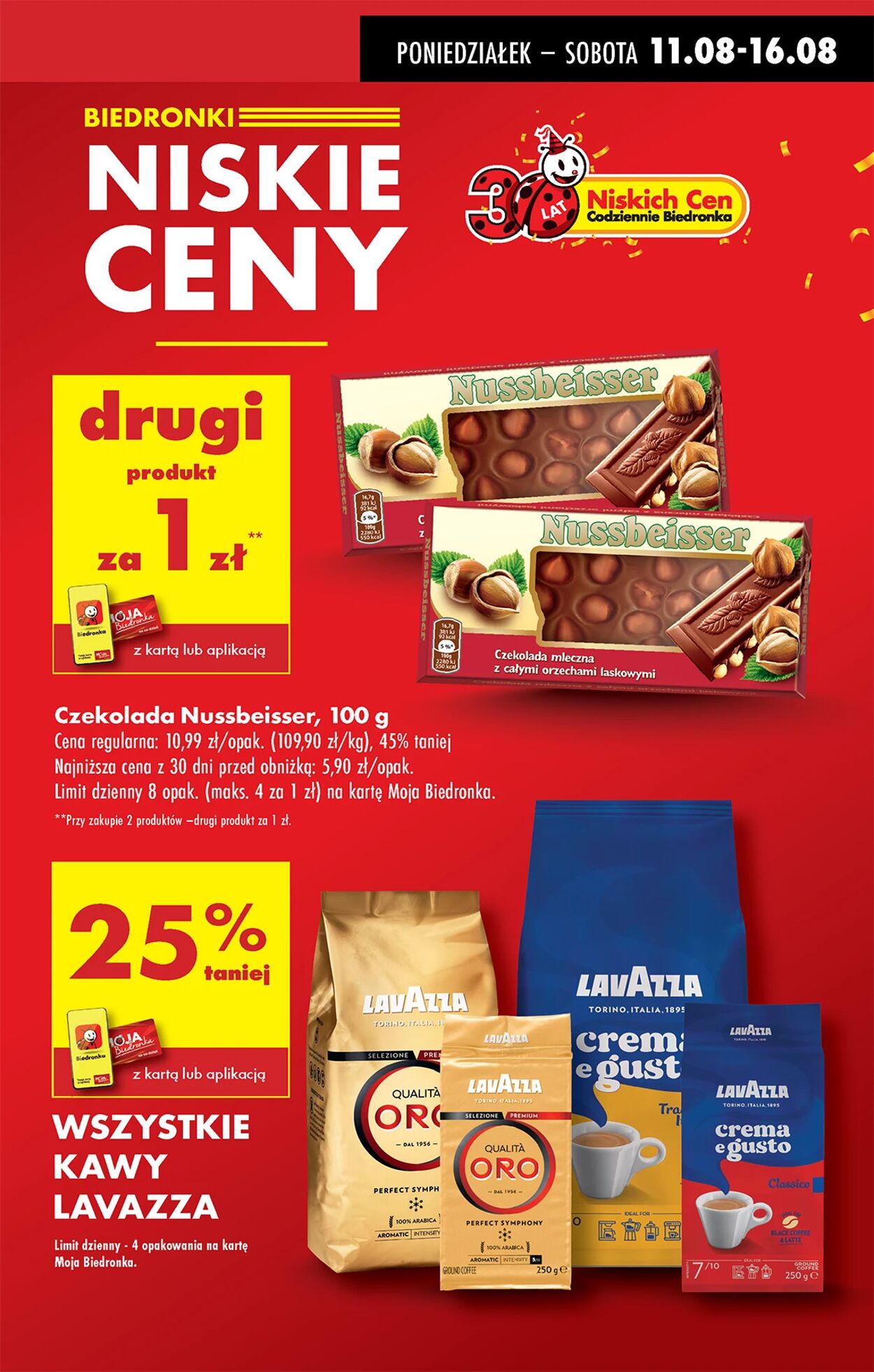 Gazetka Biedronka 11.08.2025 - 18.08.2025