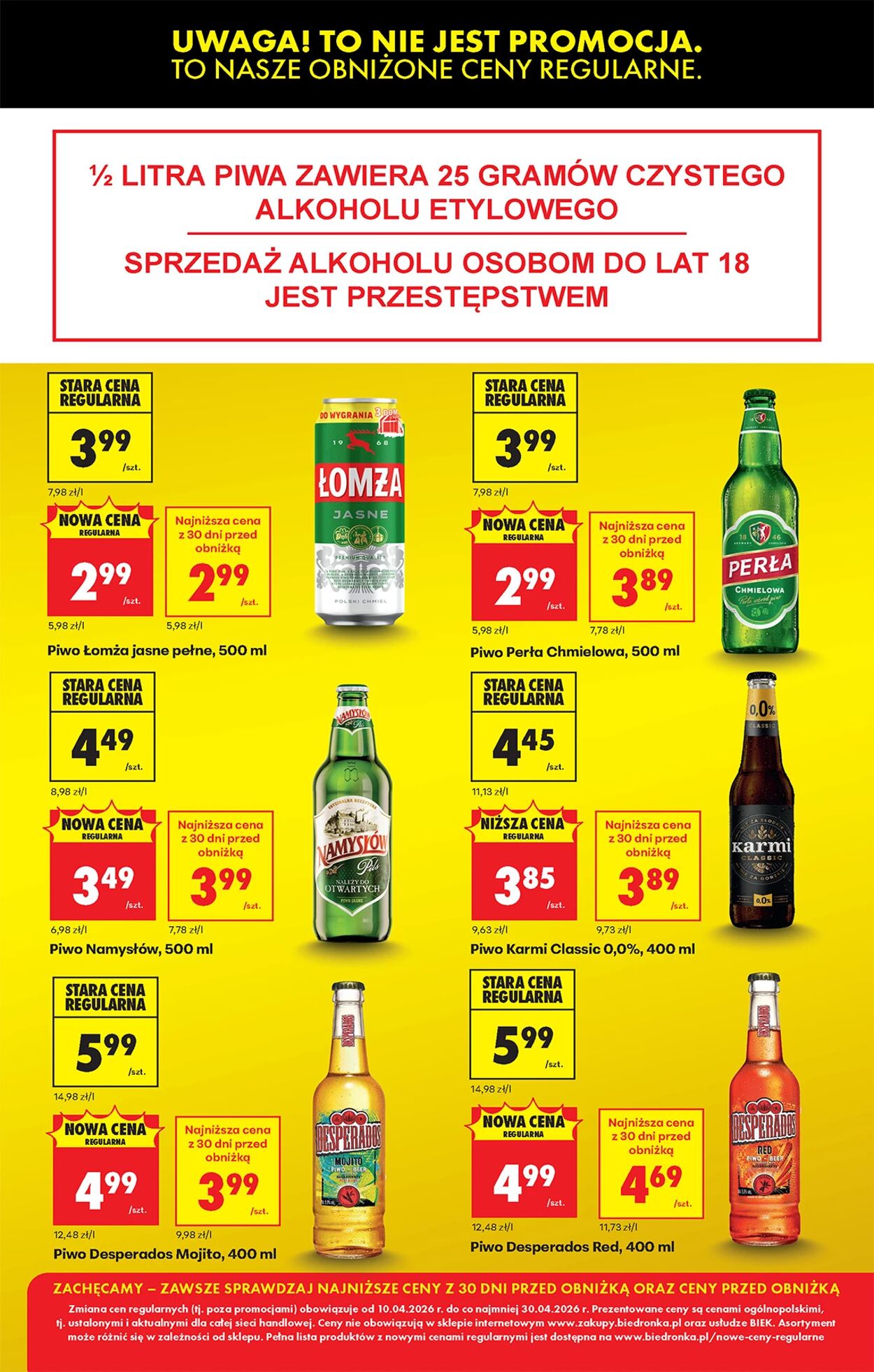 Gazetka Biedronka 13.04.2026 - 20.04.2026