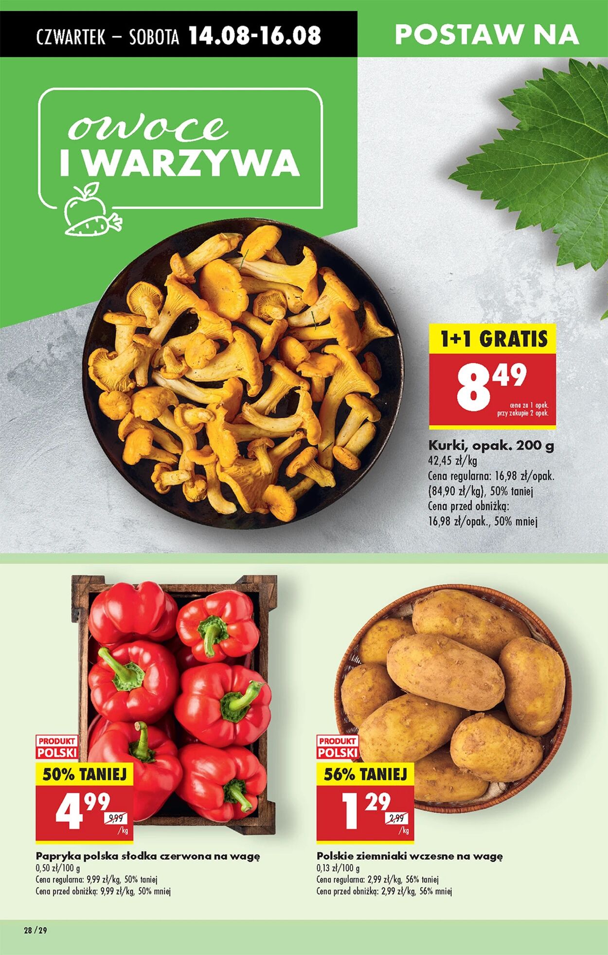 Gazetka Biedronka 14.08.2025 - 21.08.2025