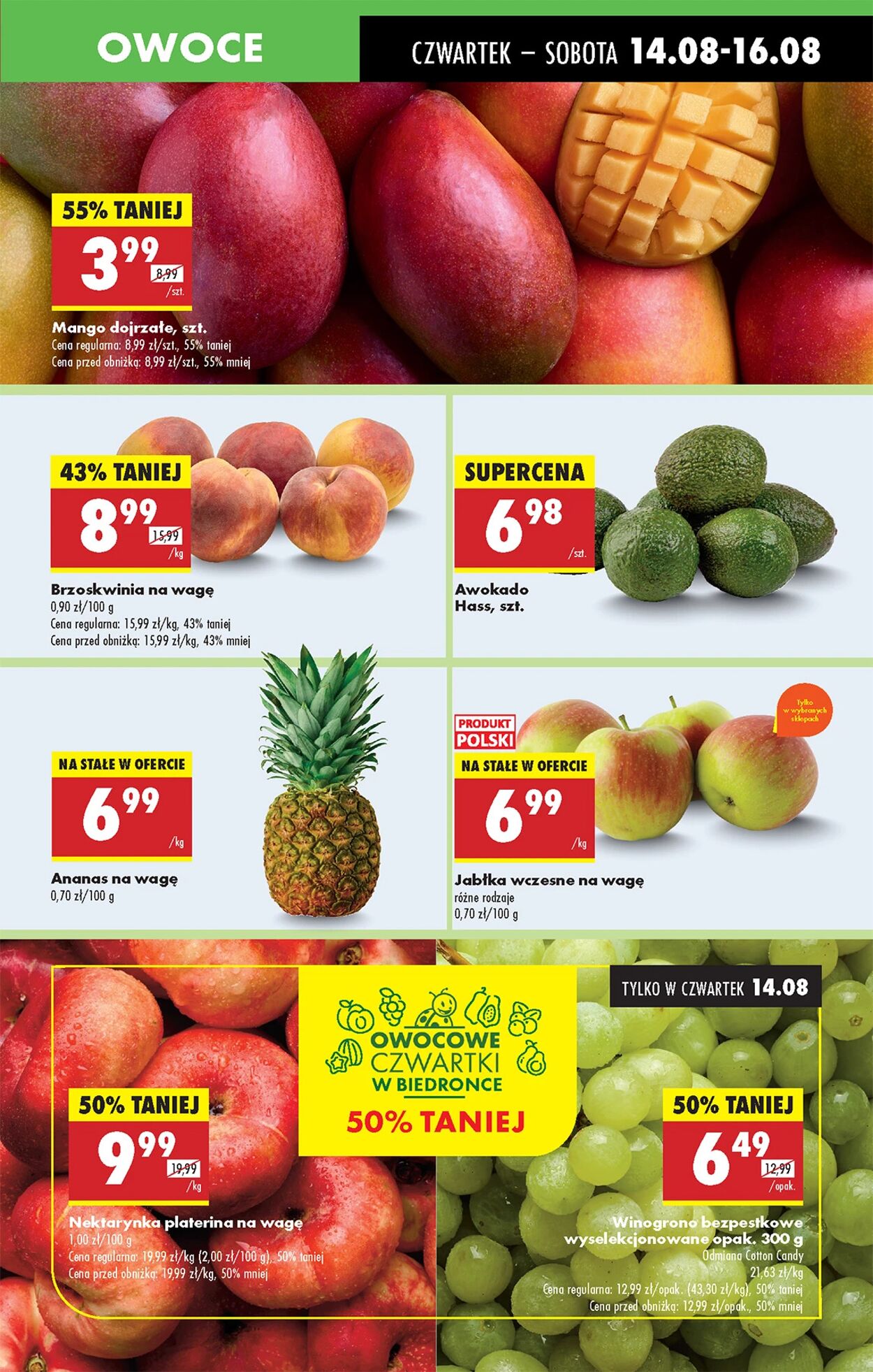Gazetka Biedronka 14.08.2025 - 21.08.2025
