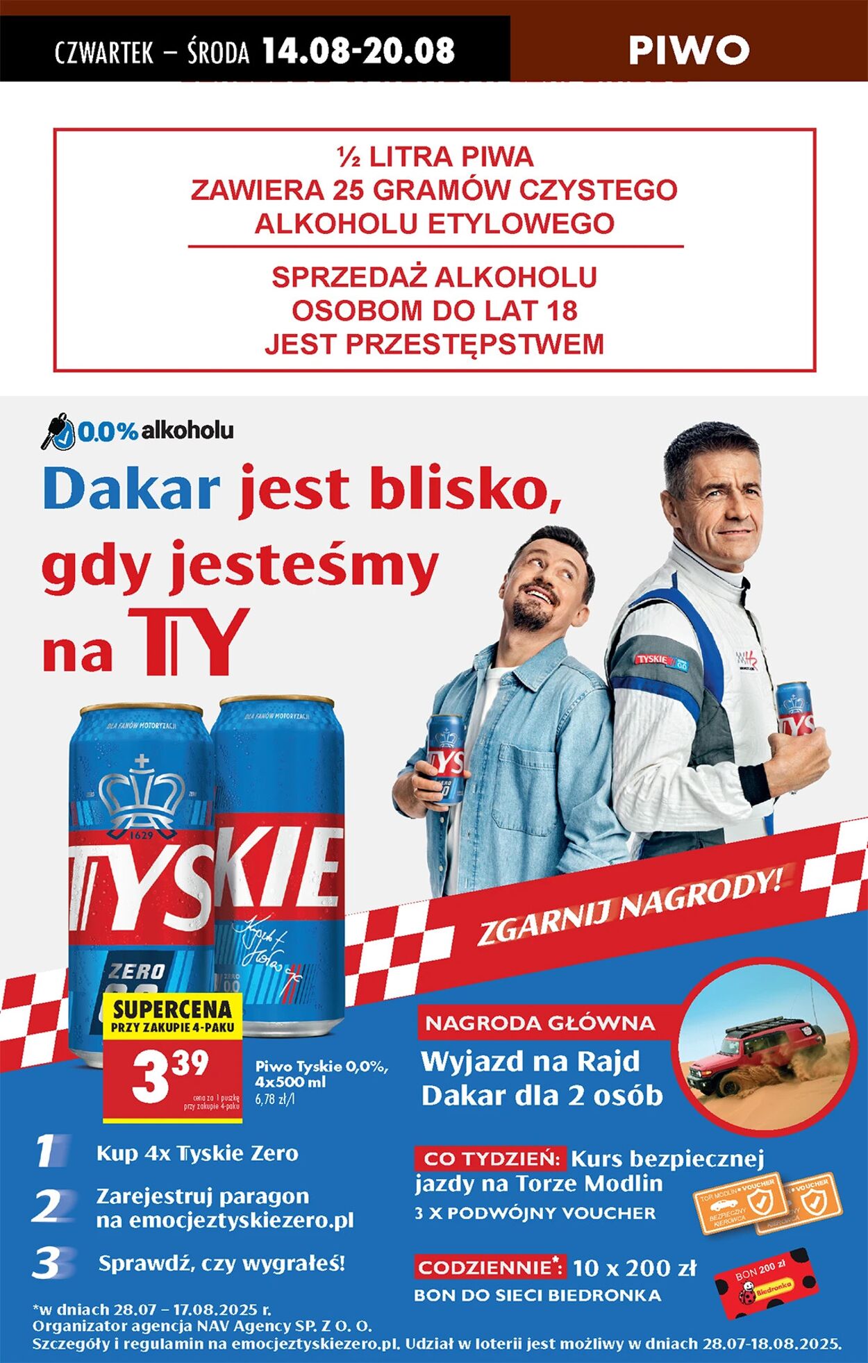 Gazetka Biedronka 14.08.2025 - 21.08.2025