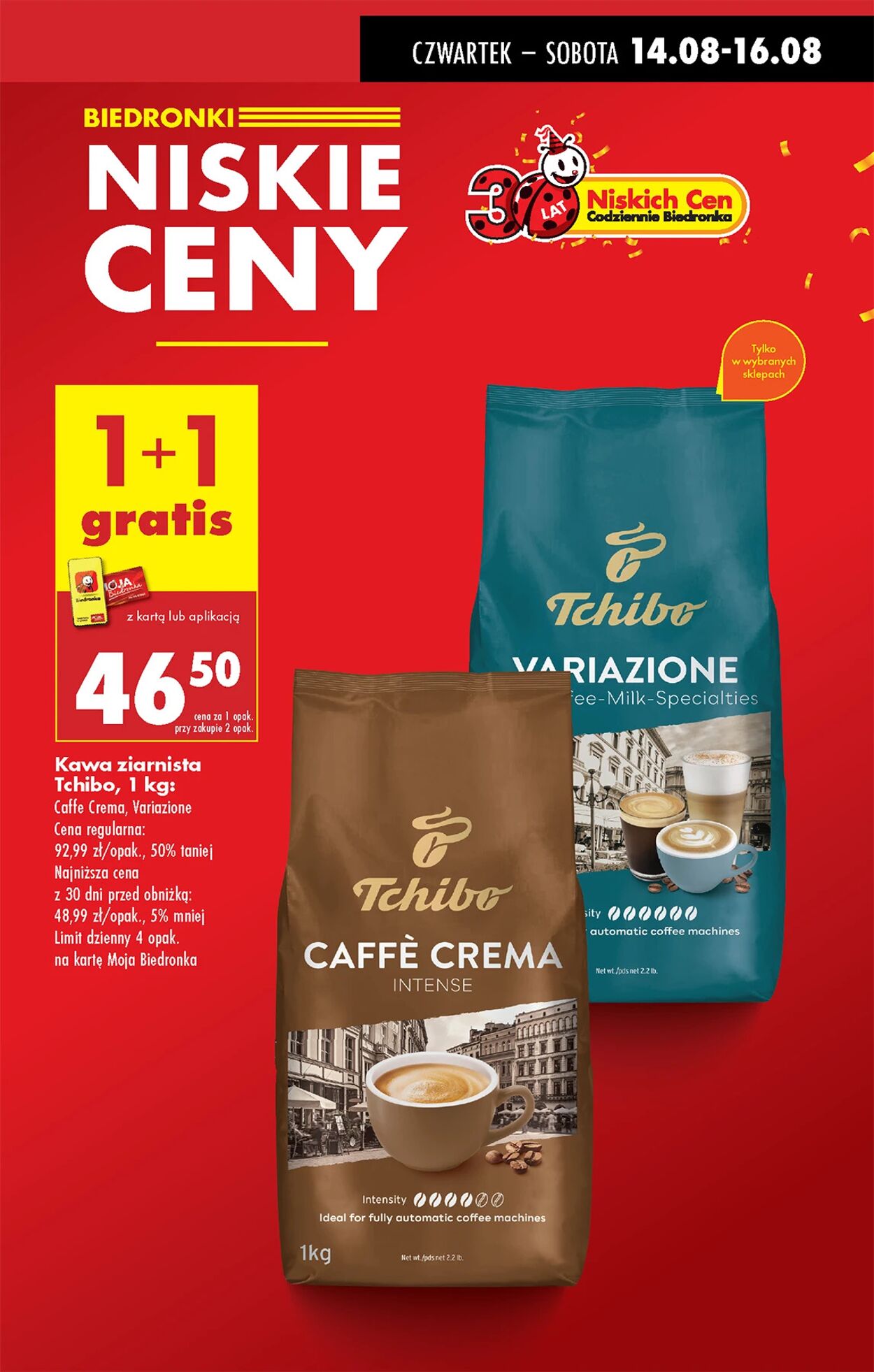 Gazetka Biedronka 14.08.2025 - 21.08.2025