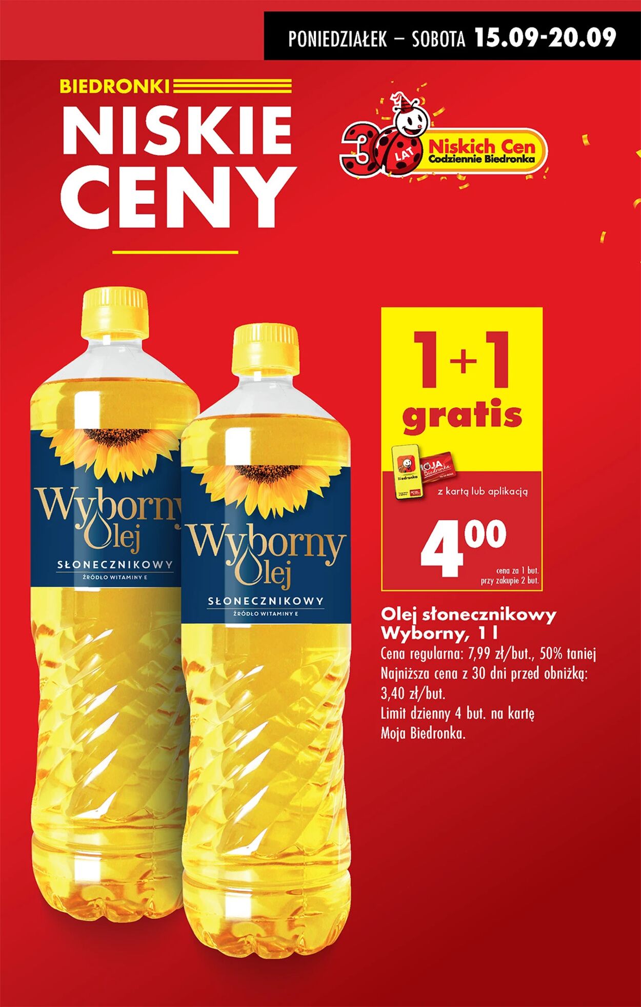 Gazetka Biedronka 15.09.2025 - 22.09.2025
