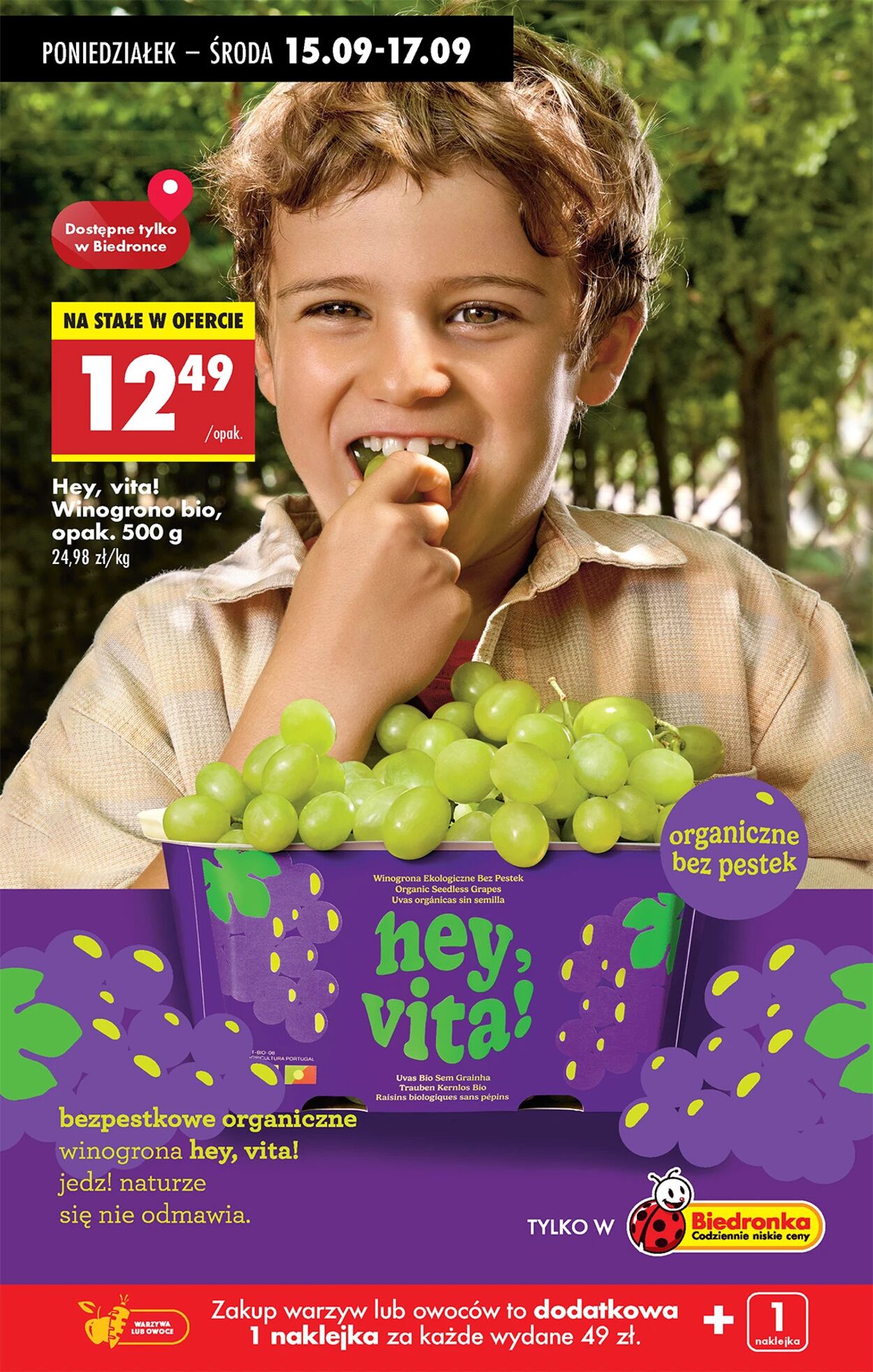 Gazetka Biedronka 15.09.2025 - 22.09.2025