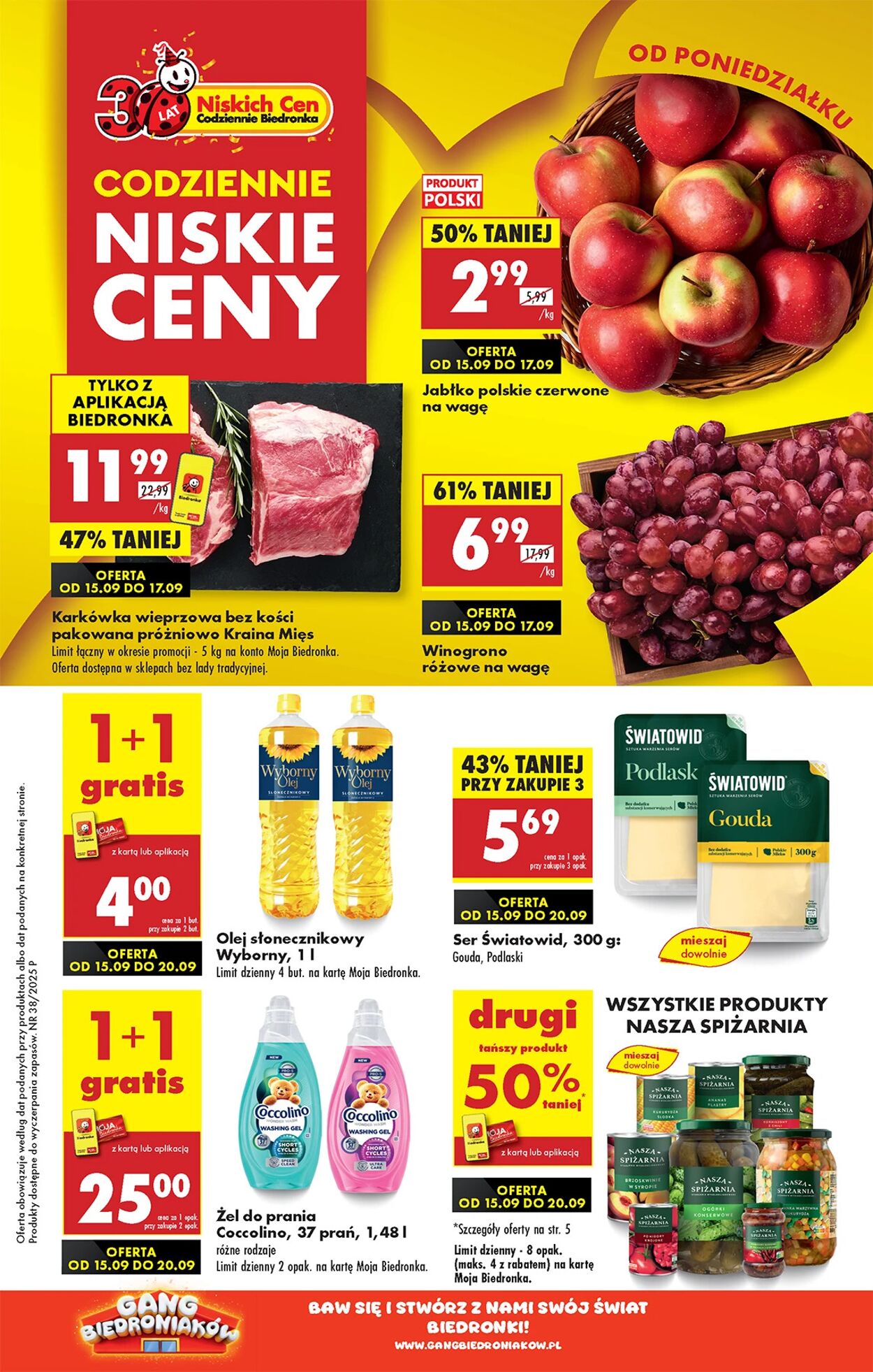 Gazetka Biedronka 15.09.2025 - 22.09.2025