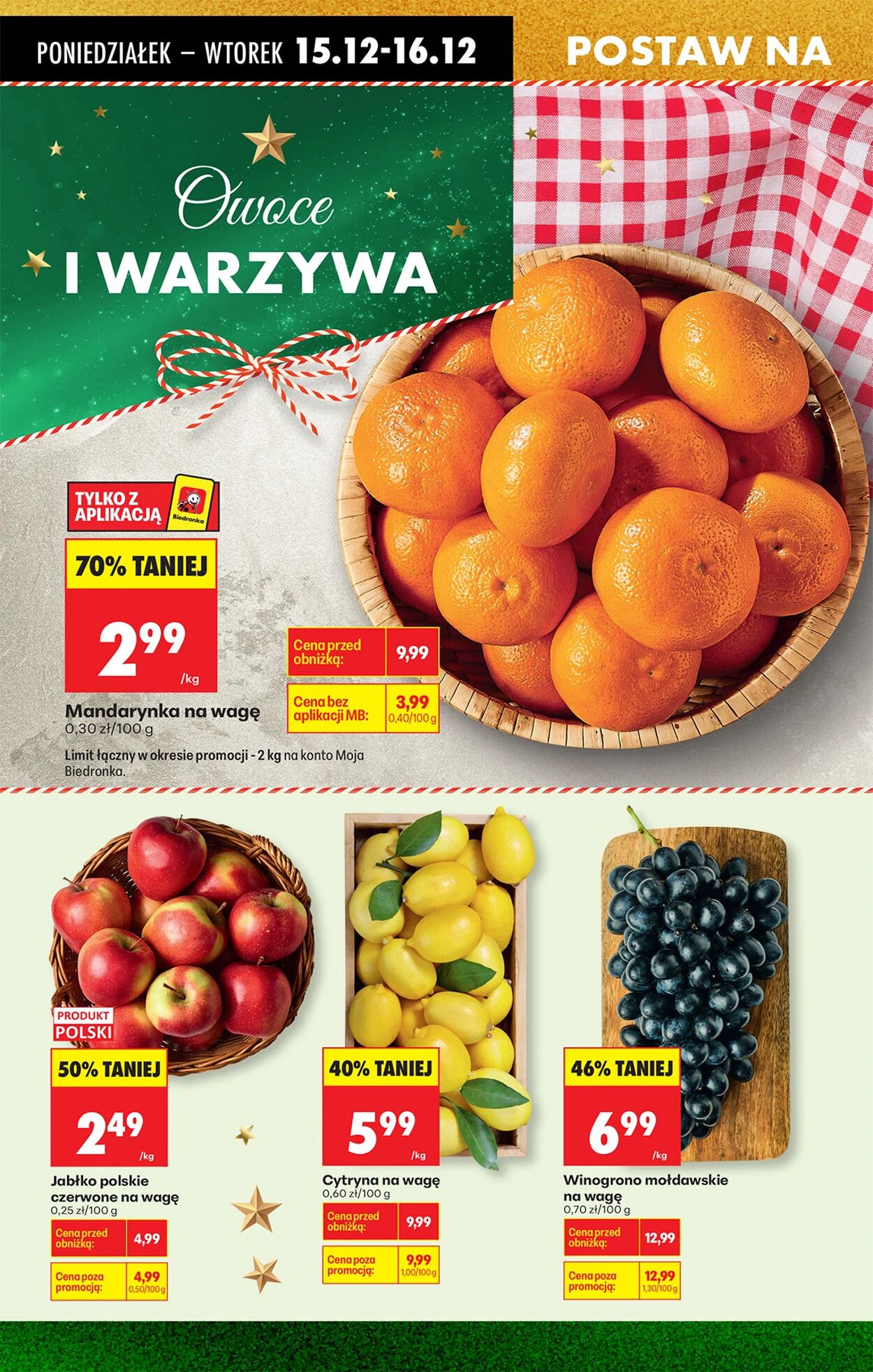 Gazetka Biedronka 15.12.2025 - 22.12.2025