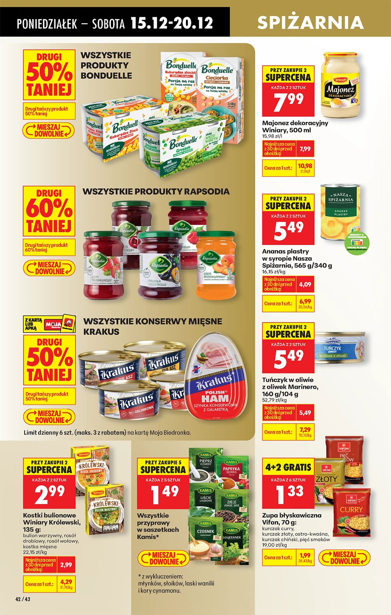 Gazetka Biedronka 15.12.2025 - 22.12.2025