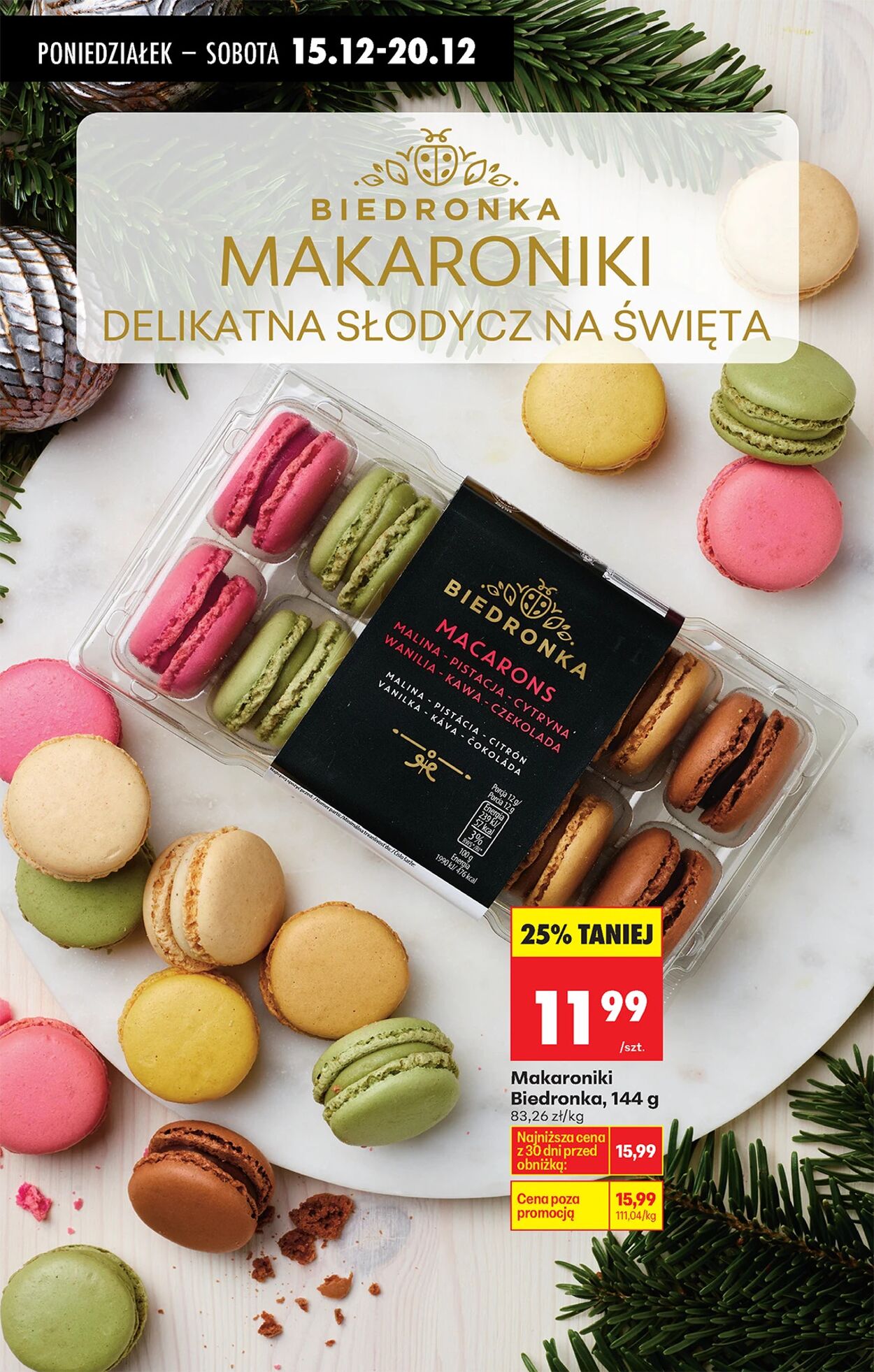 Gazetka Biedronka 15.12.2025 - 22.12.2025