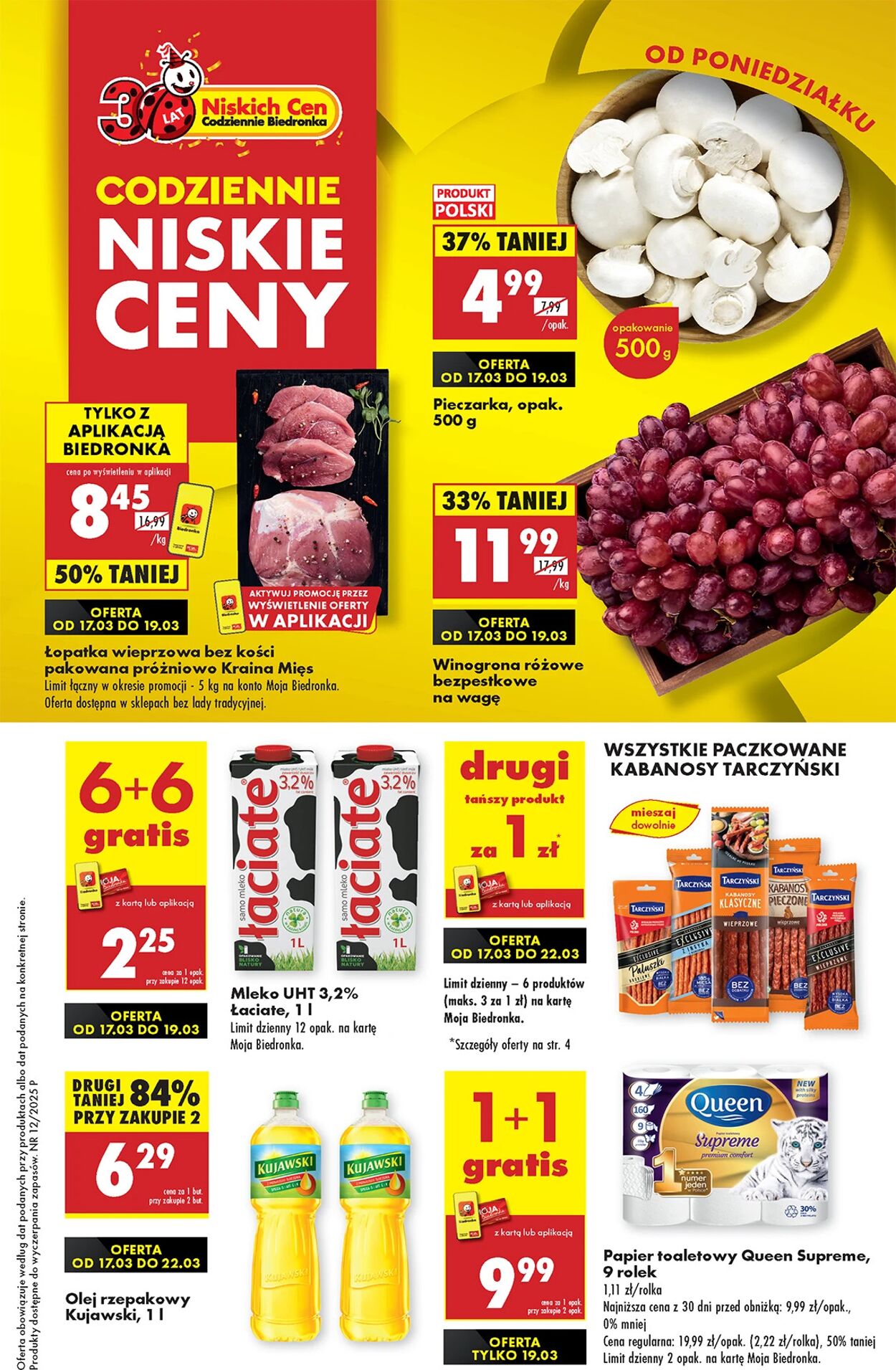 Gazetka Biedronka - Biedronki niskie ceny P oferta od 17.03 - Gazetka - Biedronka.pl 17 mar, 2025 - 24 mar, 2025