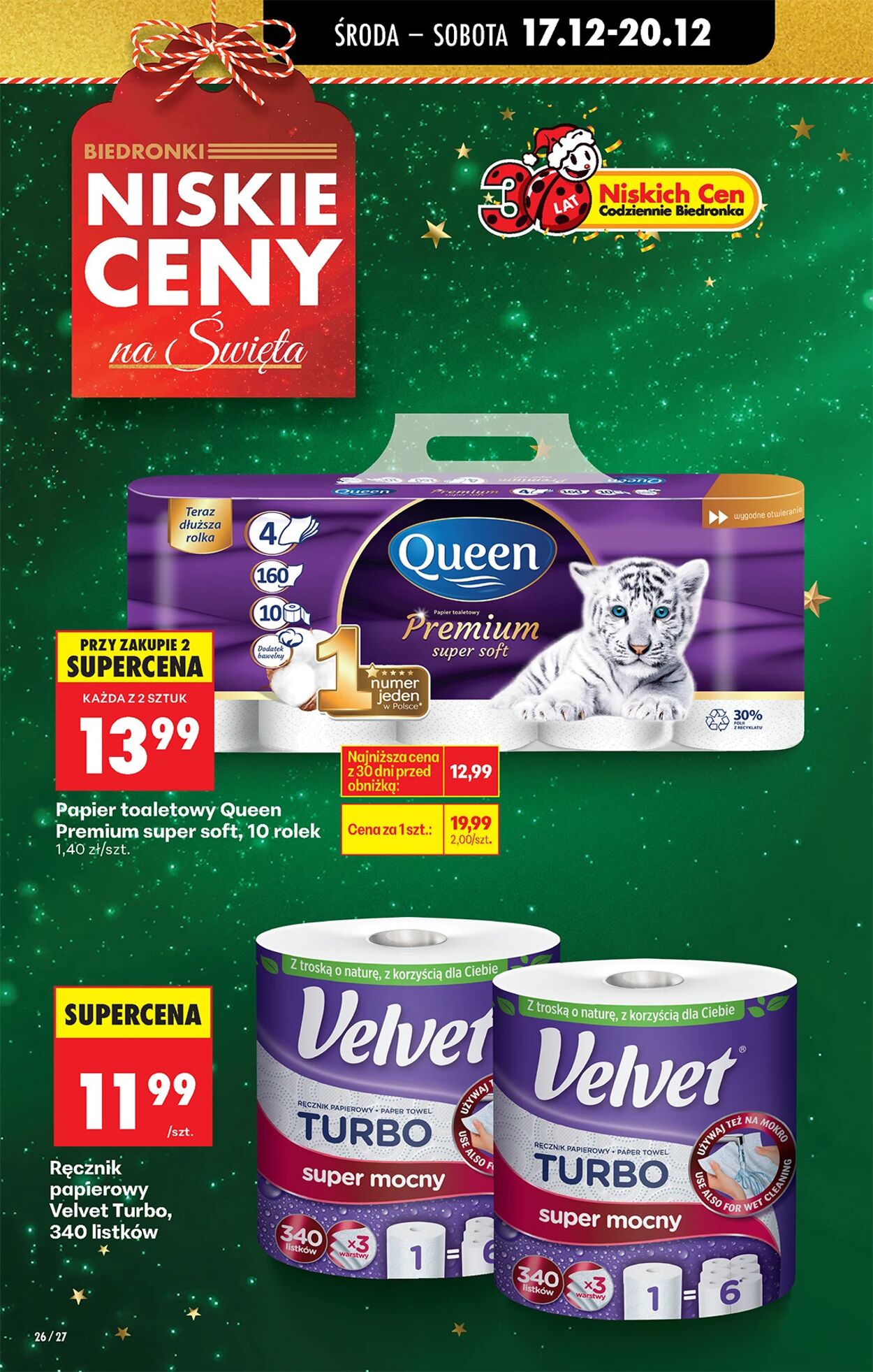 Gazetka Biedronka 17.12.2025 - 24.12.2025