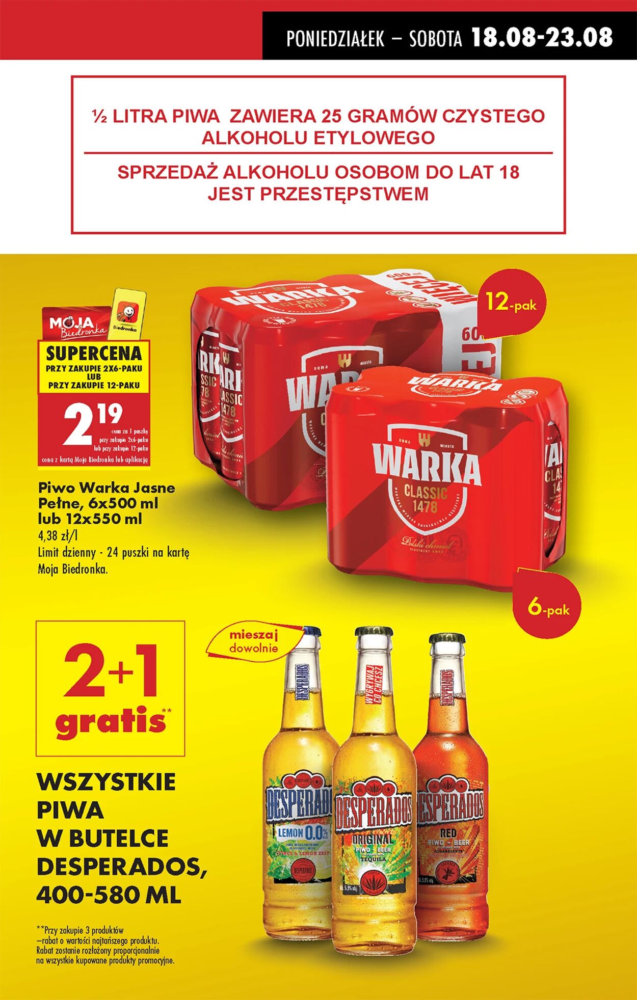 Gazetka Biedronka 18.08.2025 - 25.08.2025
