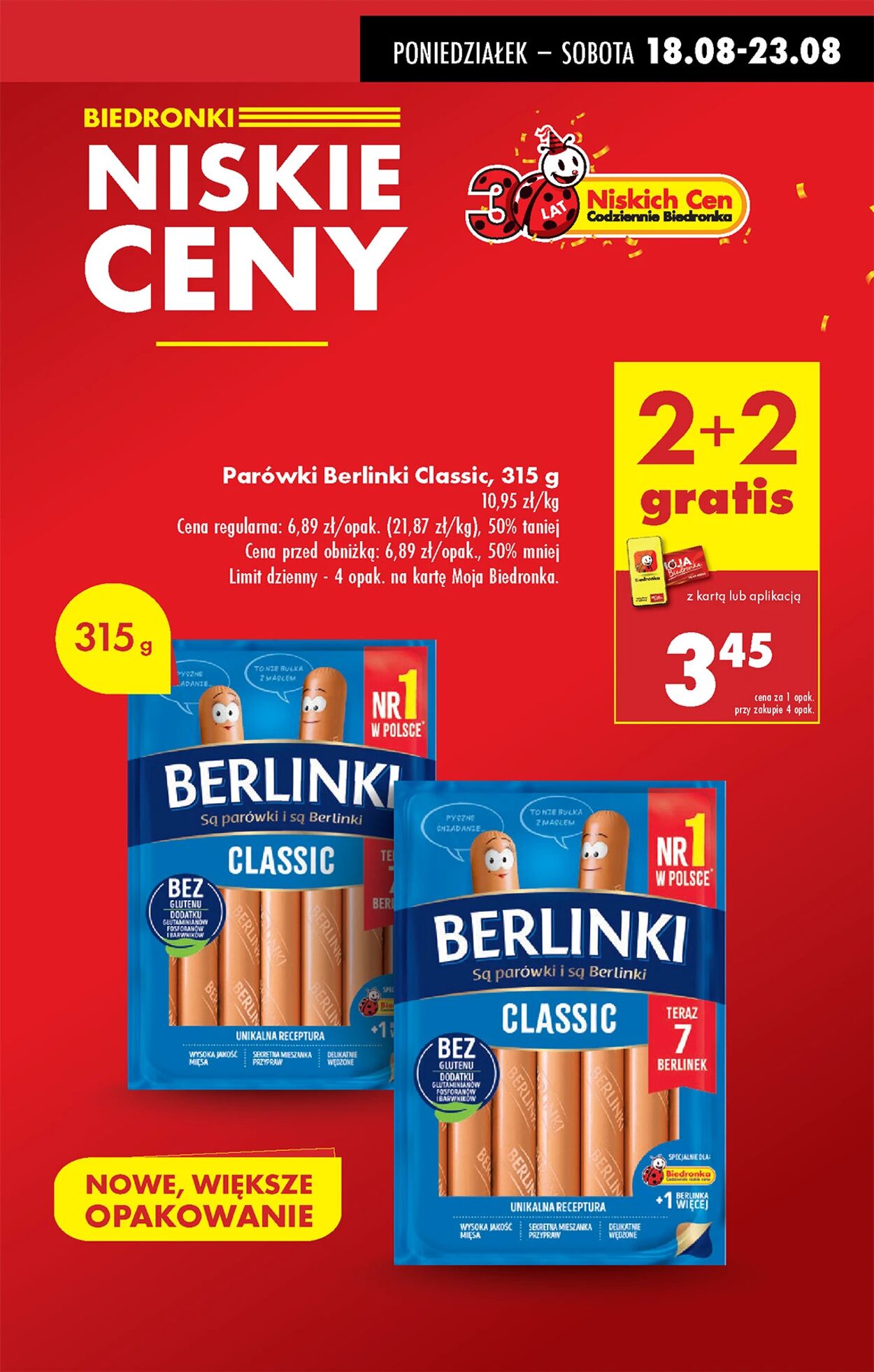 Gazetka Biedronka 18.08.2025 - 25.08.2025