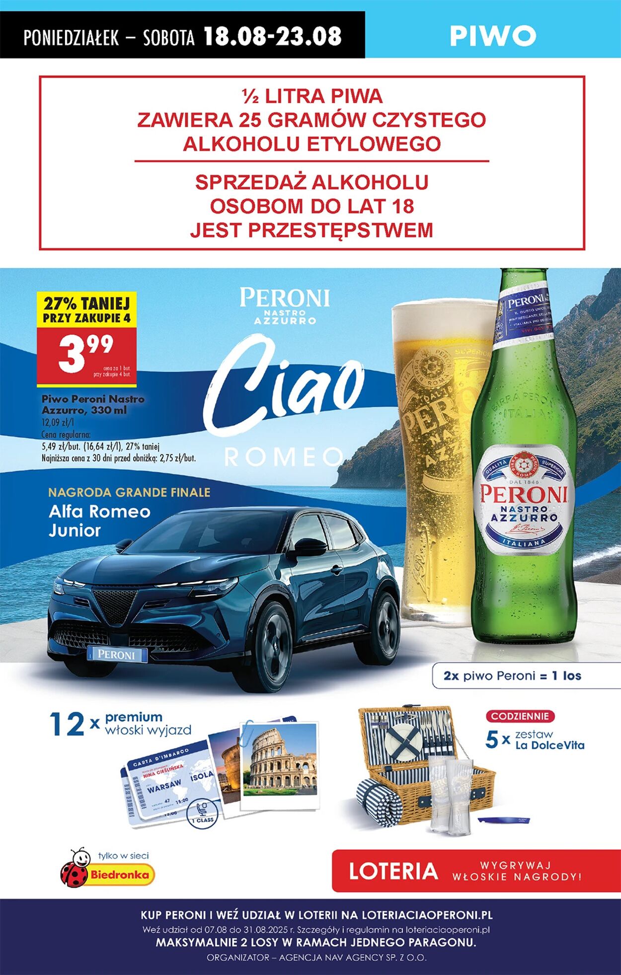 Gazetka Biedronka 18.08.2025 - 25.08.2025