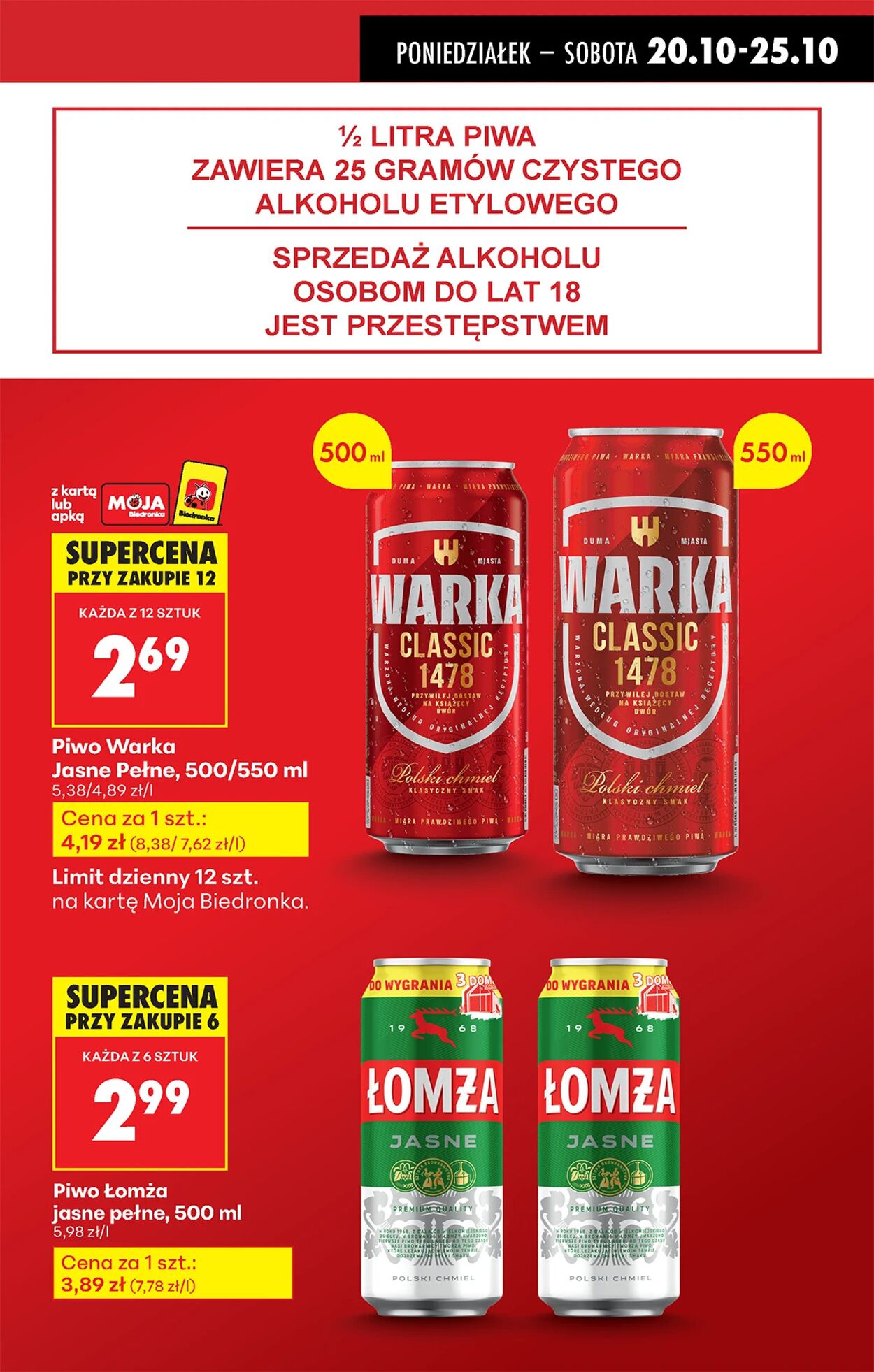 Gazetka Biedronka 20.10.2025 - 27.10.2025