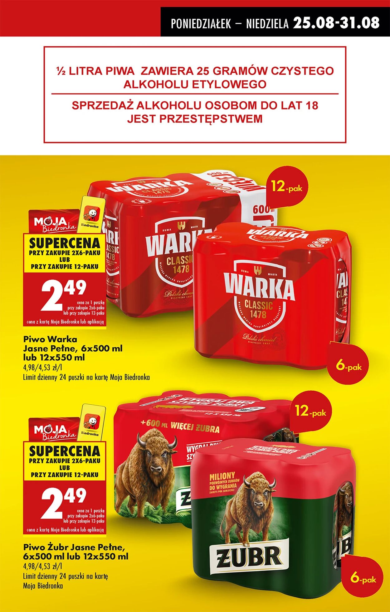 Gazetka Biedronka 25.08.2025 - 01.09.2025