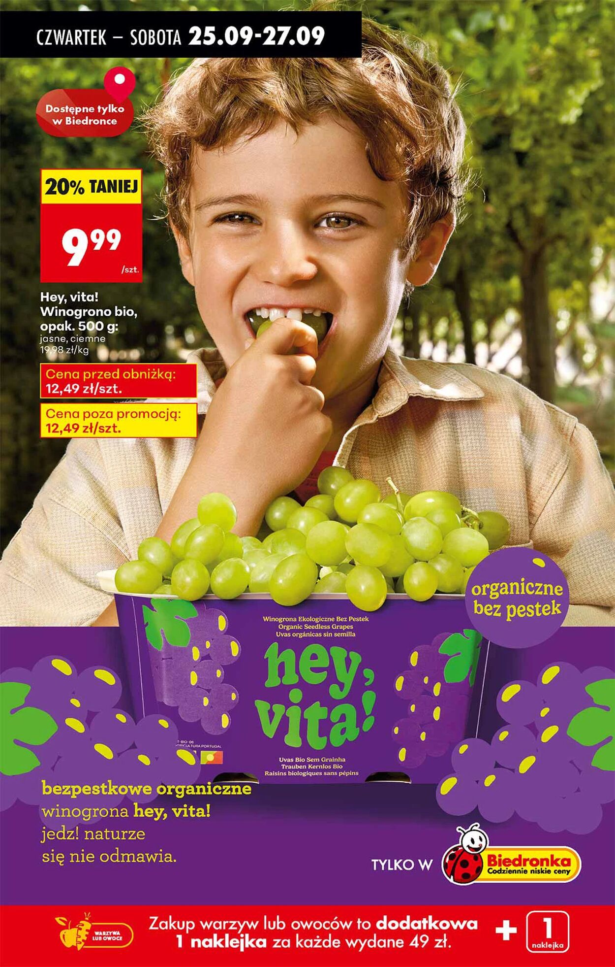 Gazetka Biedronka 25.09.2025 - 02.10.2025