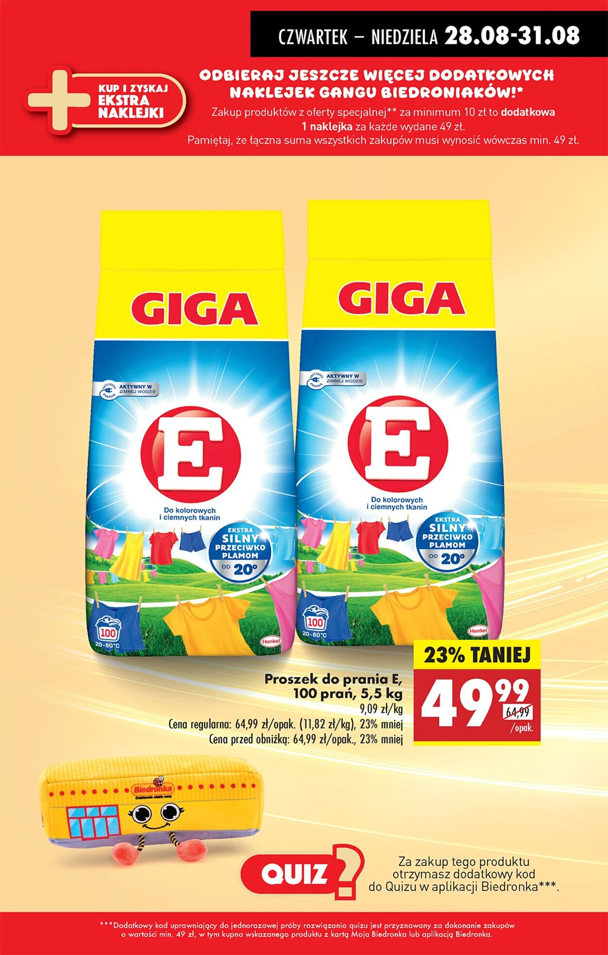 Gazetka Biedronka 28.08.2025 - 04.09.2025