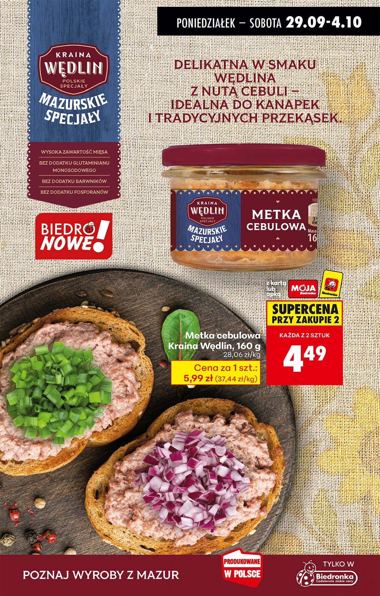 Gazetka Biedronka 29.09.2025 - 06.10.2025