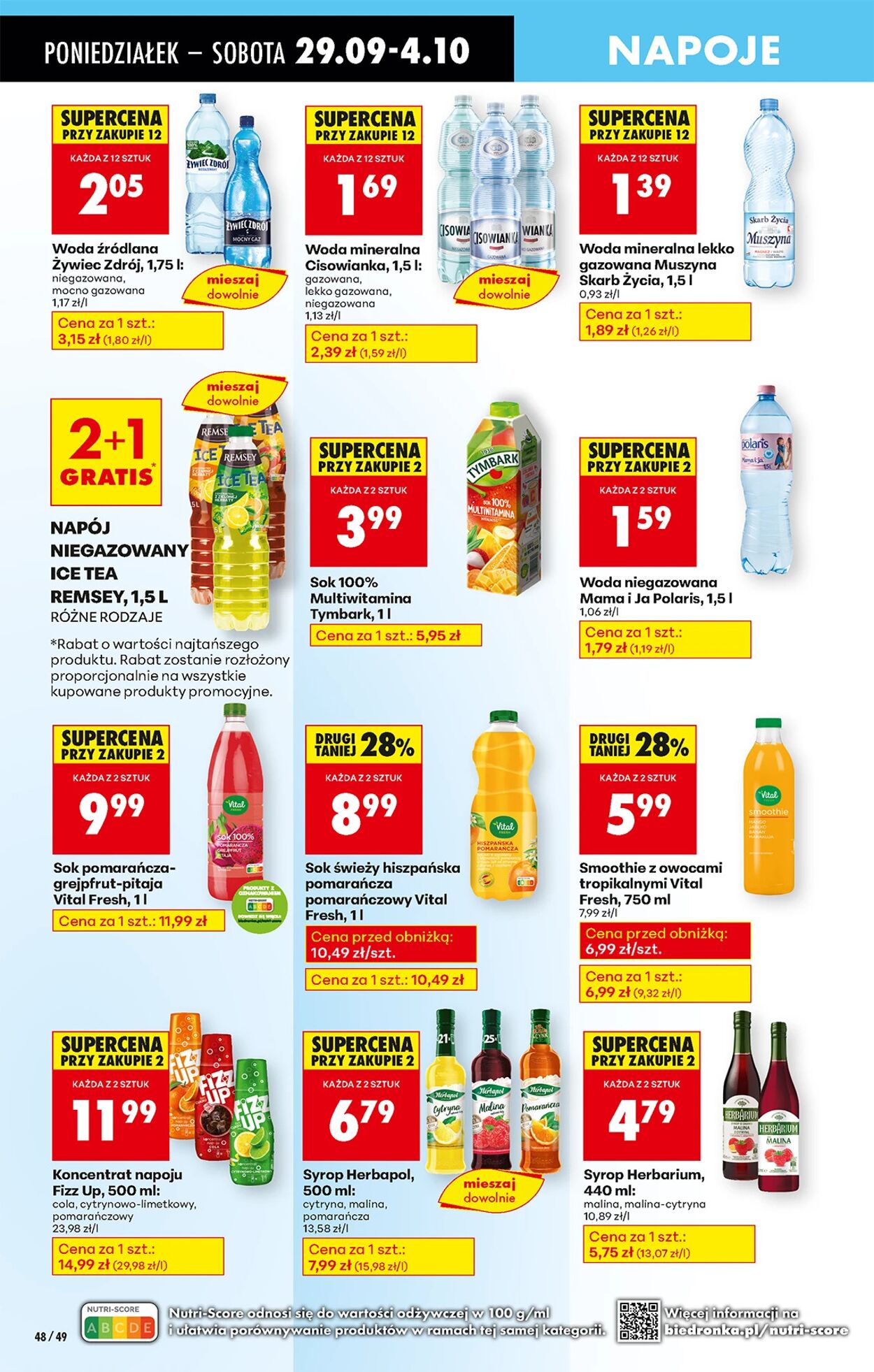 Gazetka Biedronka 29.09.2025 - 06.10.2025
