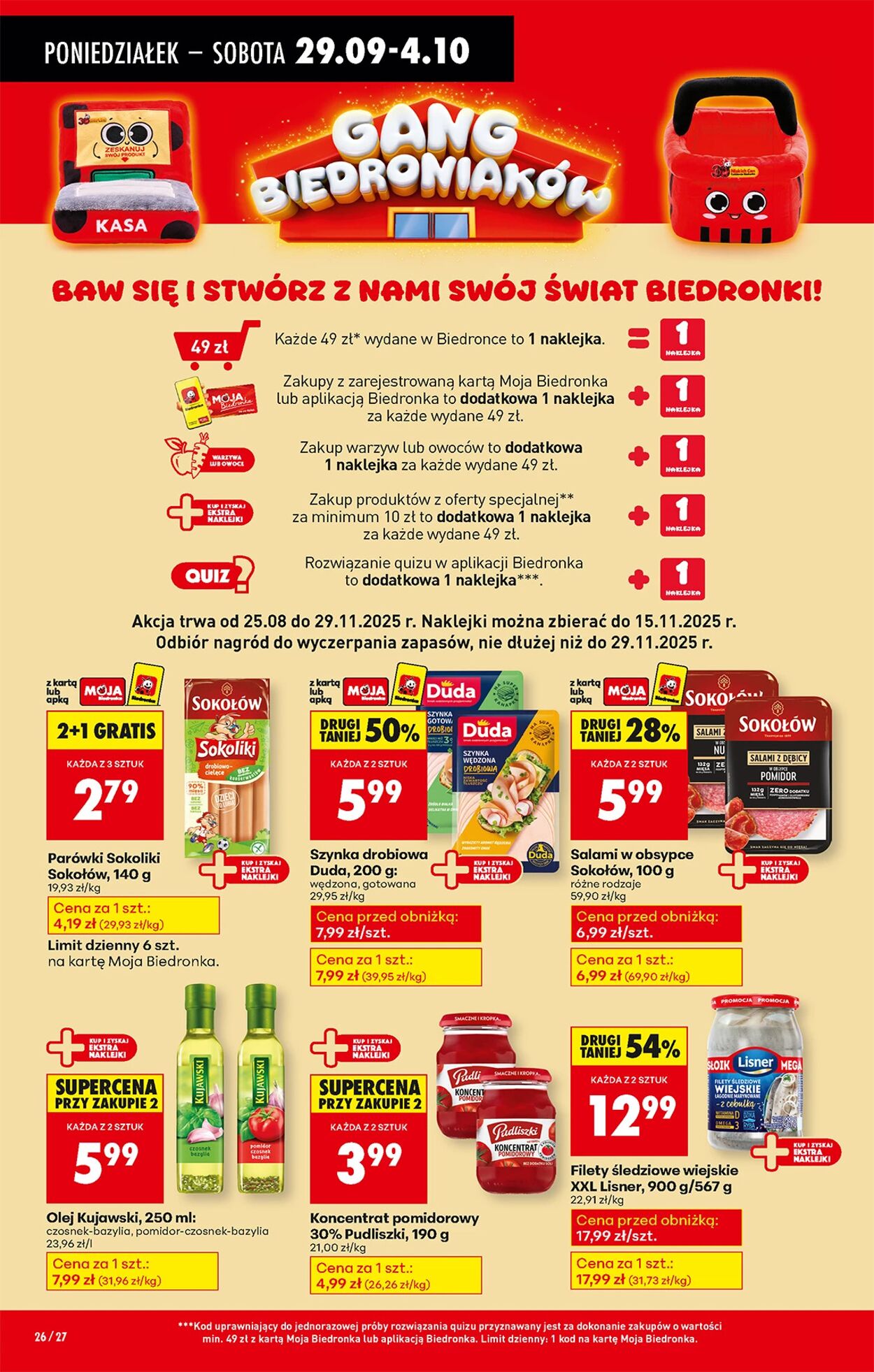 Gazetka Biedronka 29.09.2025 - 06.10.2025