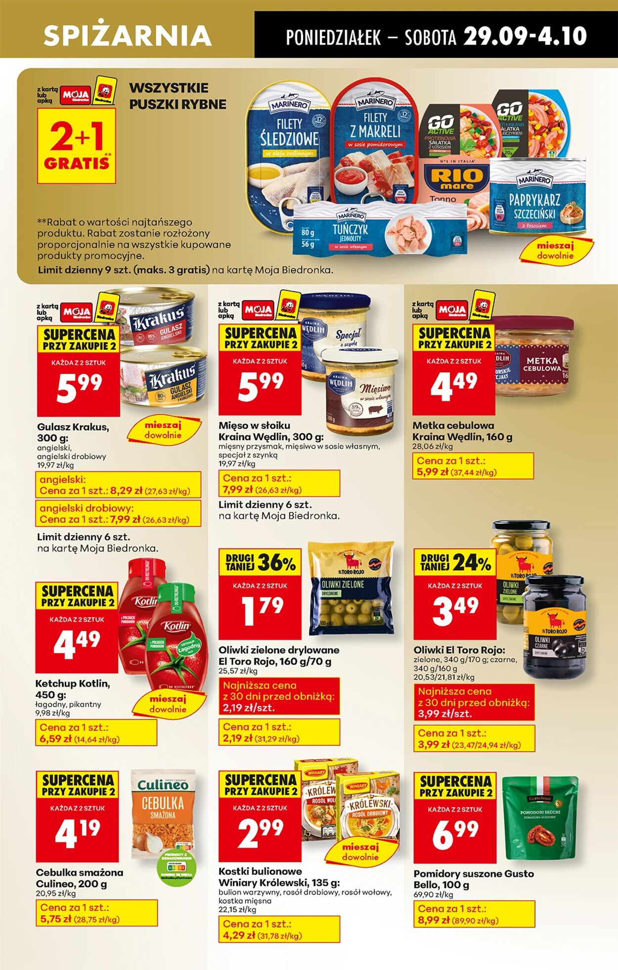 Gazetka Biedronka 29.09.2025 - 06.10.2025