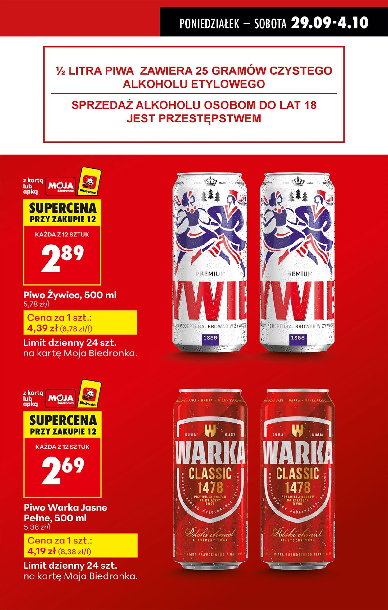 Gazetka Biedronka 29.09.2025 - 06.10.2025