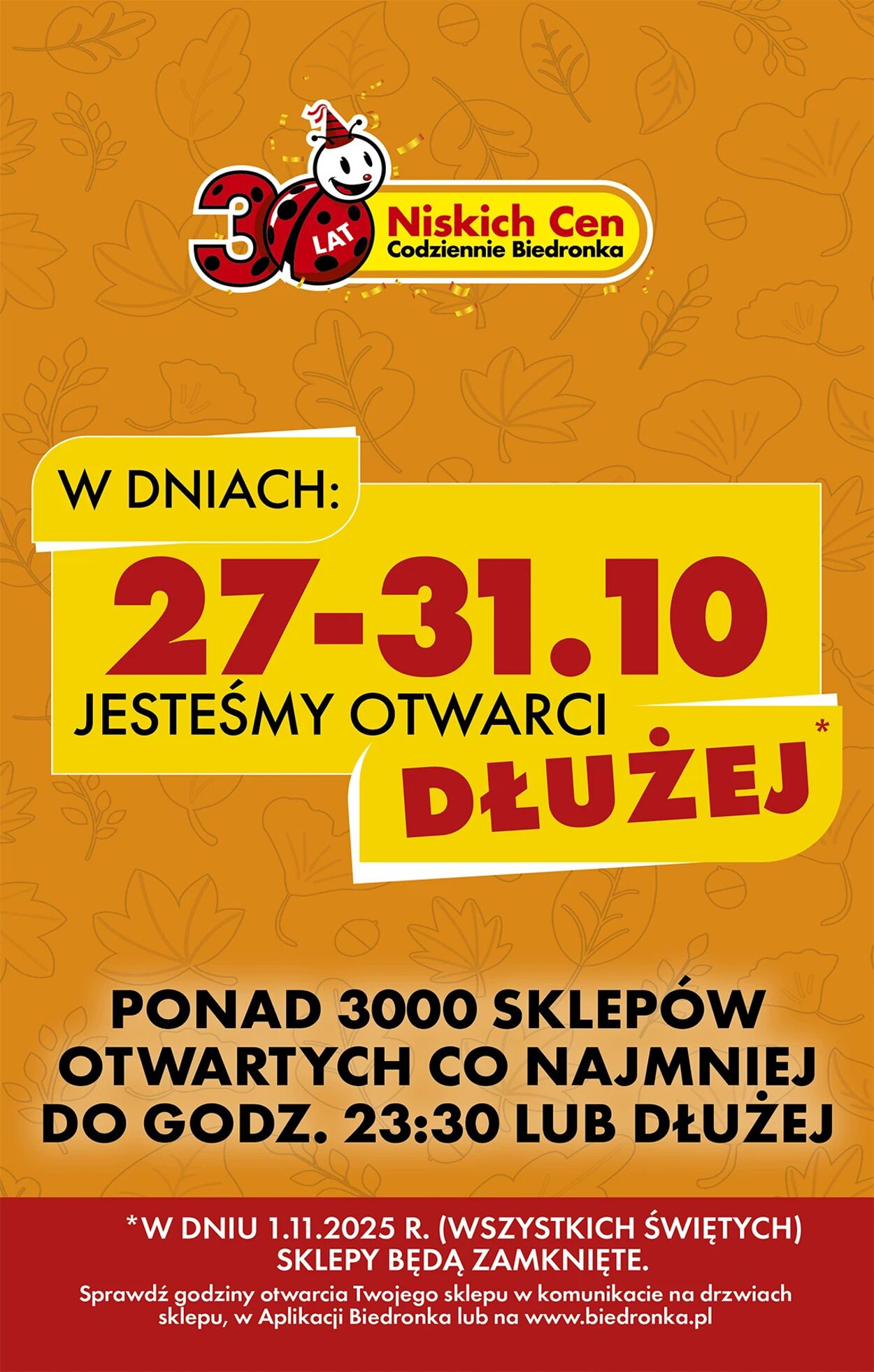Gazetka Biedronka 29.10.2025 - 05.11.2025