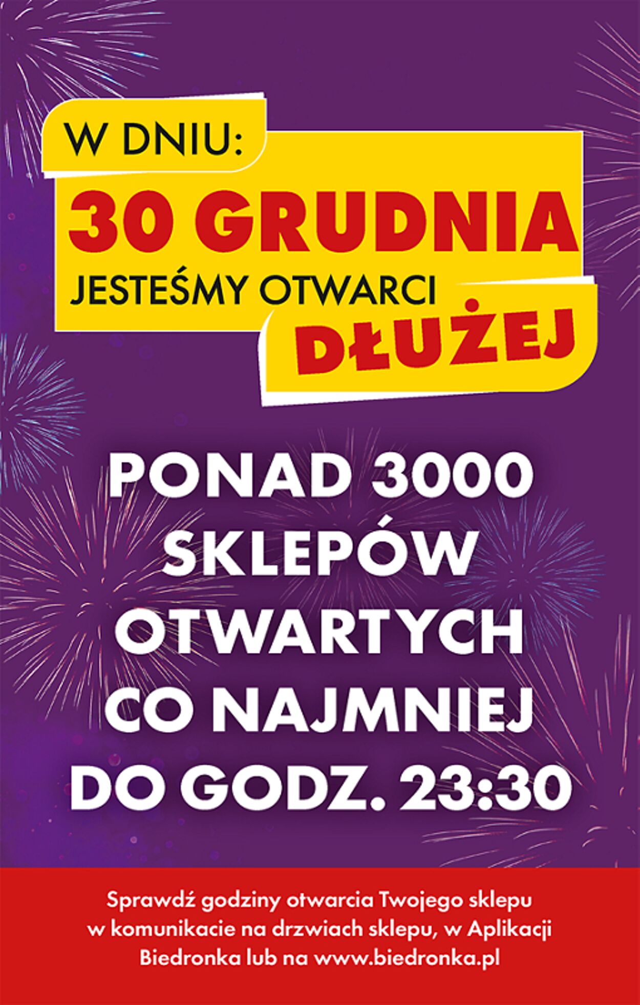 Gazetka Biedronka 30.12.2025 - 06.01.2026