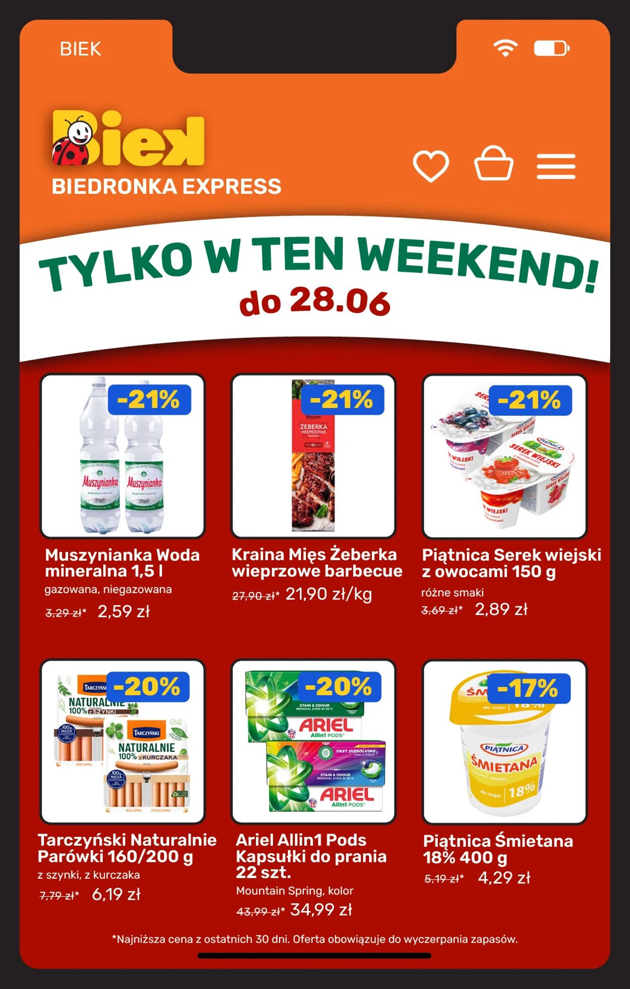 Gazetka Biedronka 26.06.2026 - 03.07.2026
