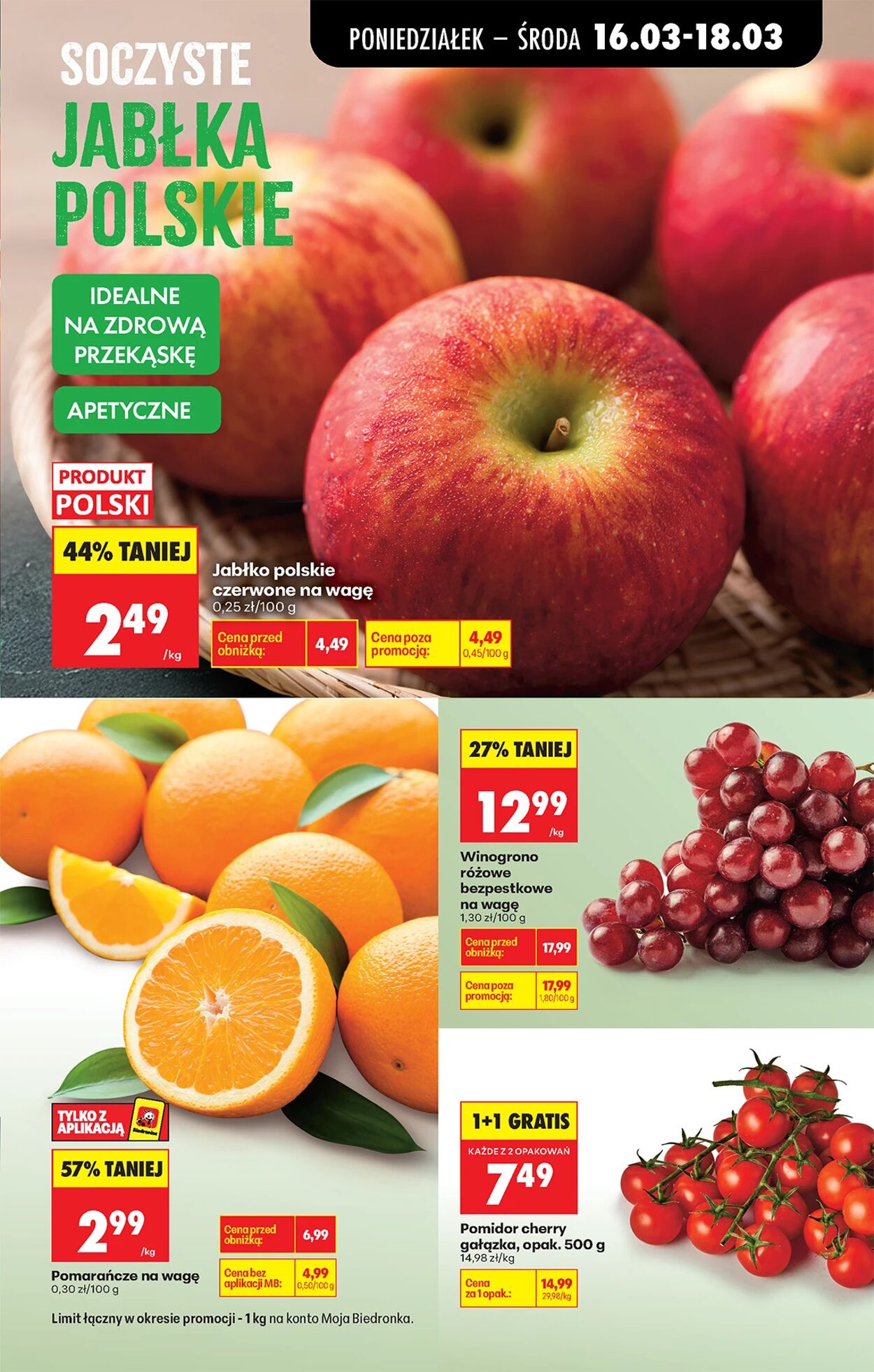 Gazetka Biedronka 16.03.2026 - 23.03.2026
