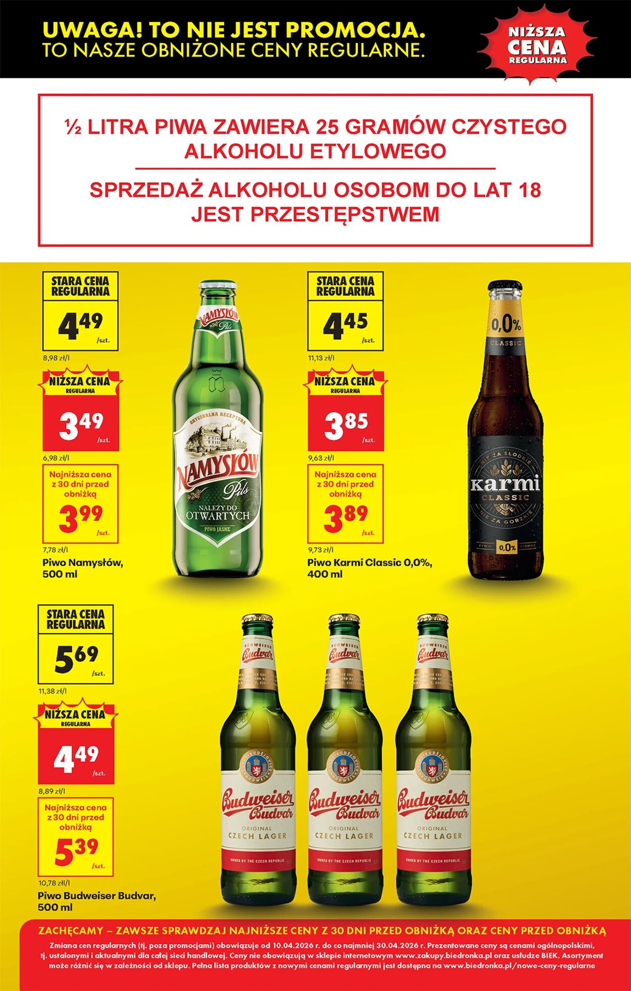 Gazetka Biedronka 20.04.2026 - 27.04.2026