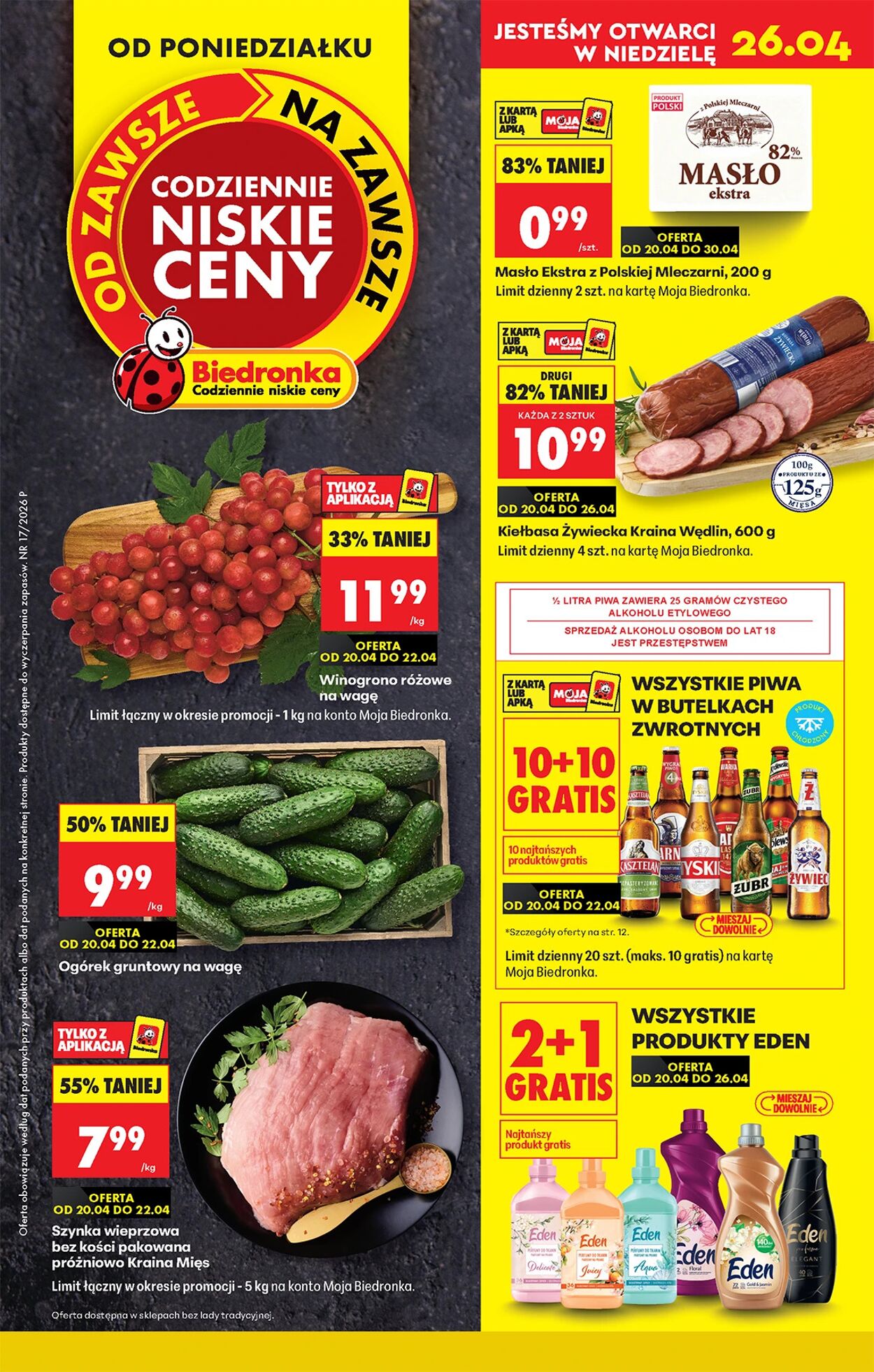 Gazetka Biedronka 20.04.2026 - 27.04.2026