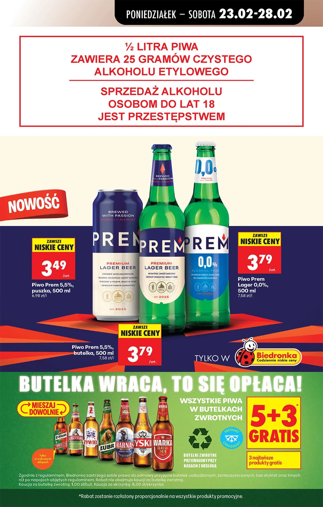 Gazetka Biedronka 23.02.2026 - 02.03.2026