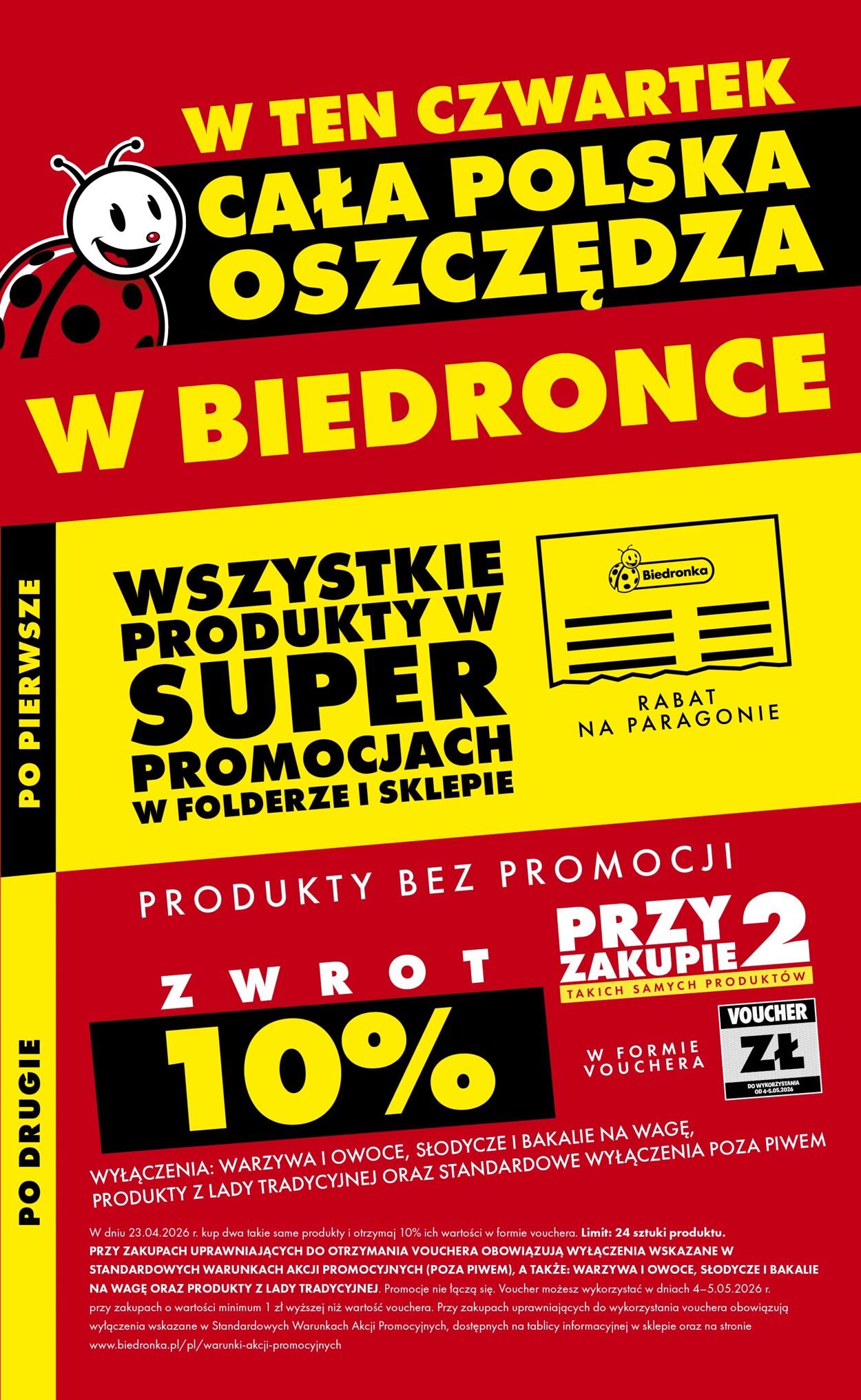 Gazetka Biedronka 23.04.2026 - 30.04.2026