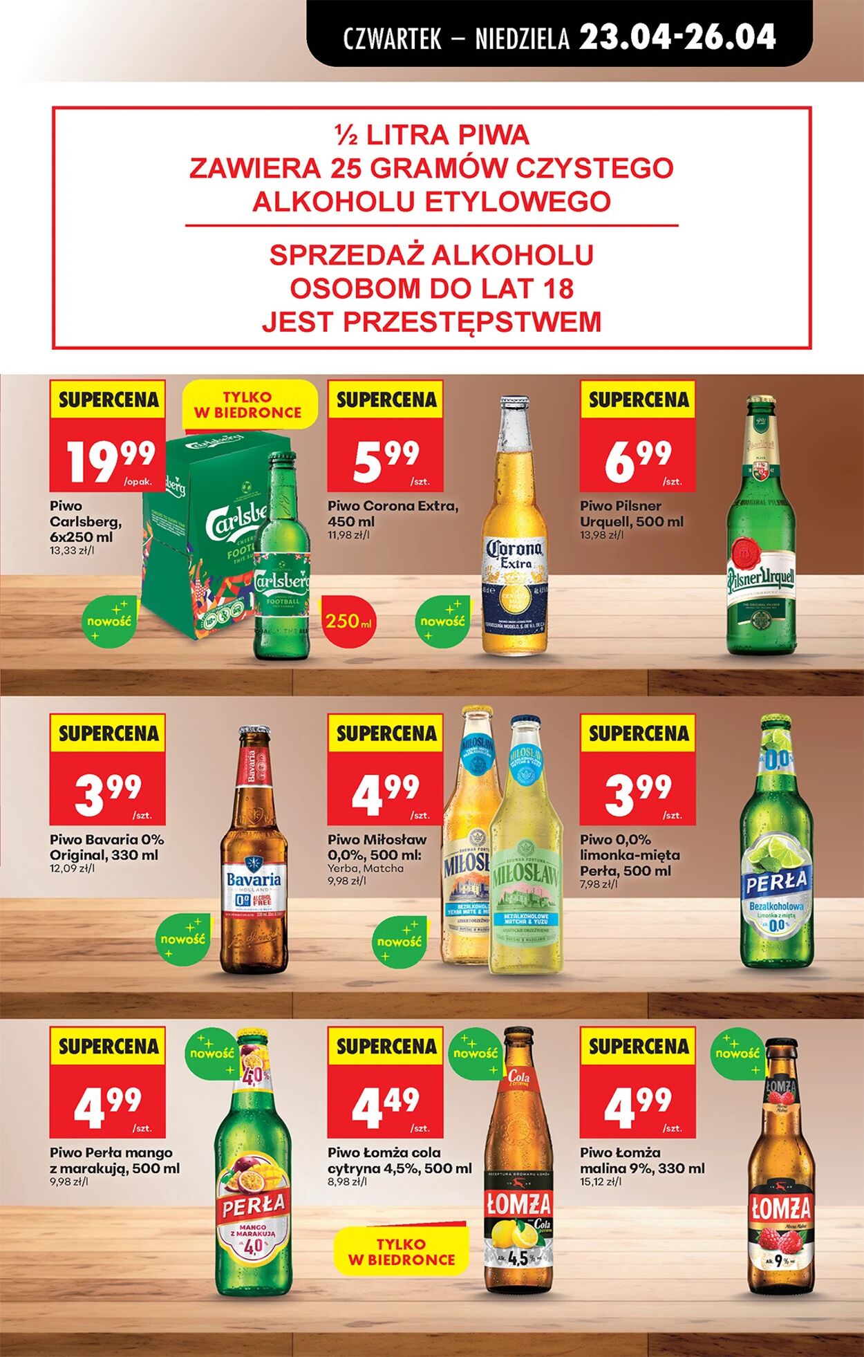Gazetka Biedronka 23.04.2026 - 30.04.2026