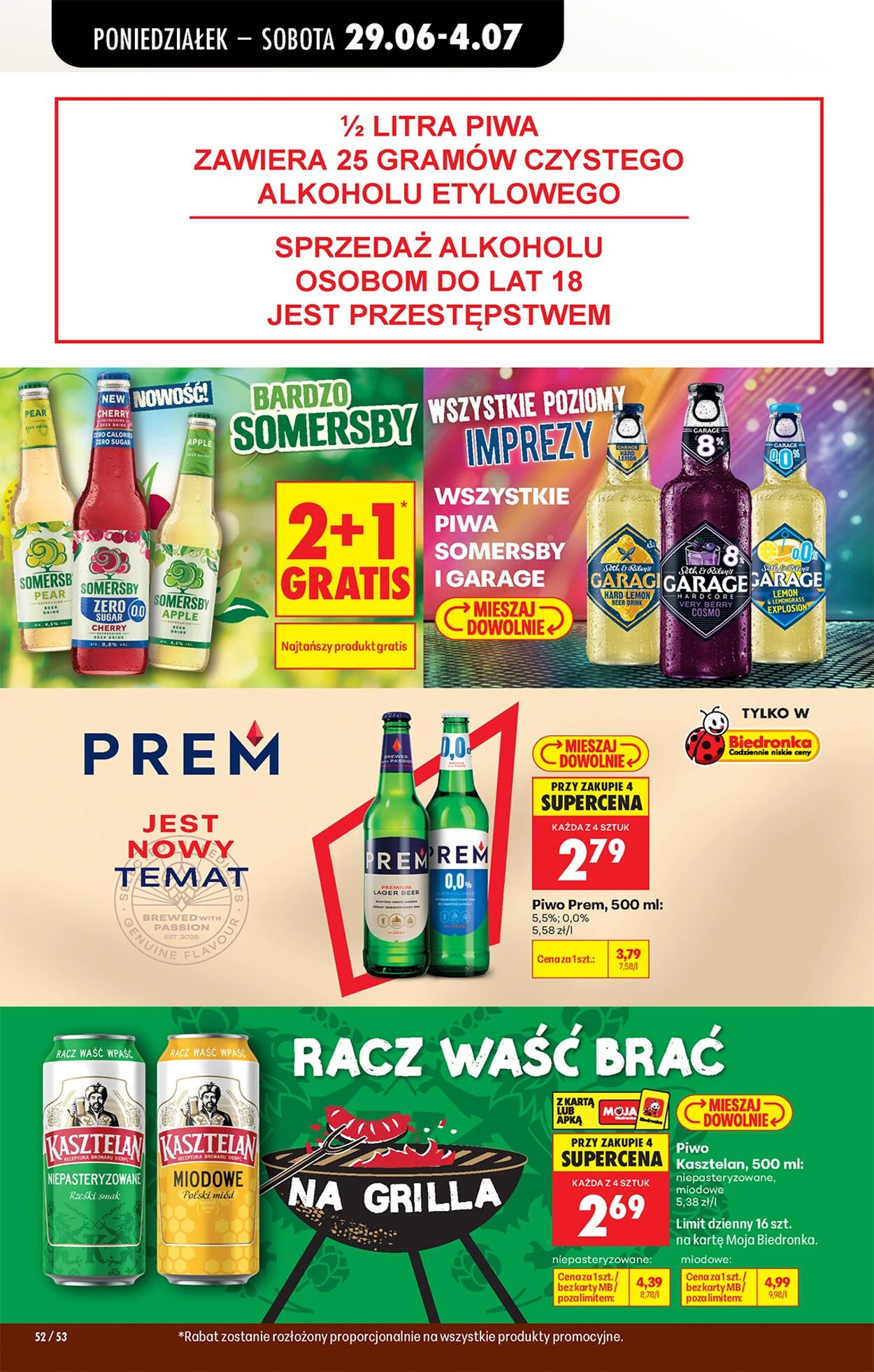 Gazetka Biedronka 29.06.2026 - 06.07.2026