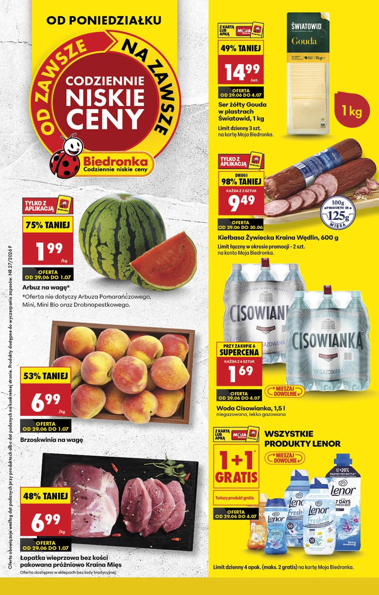 Gazetka Biedronka 29.06.2026 - 06.07.2026