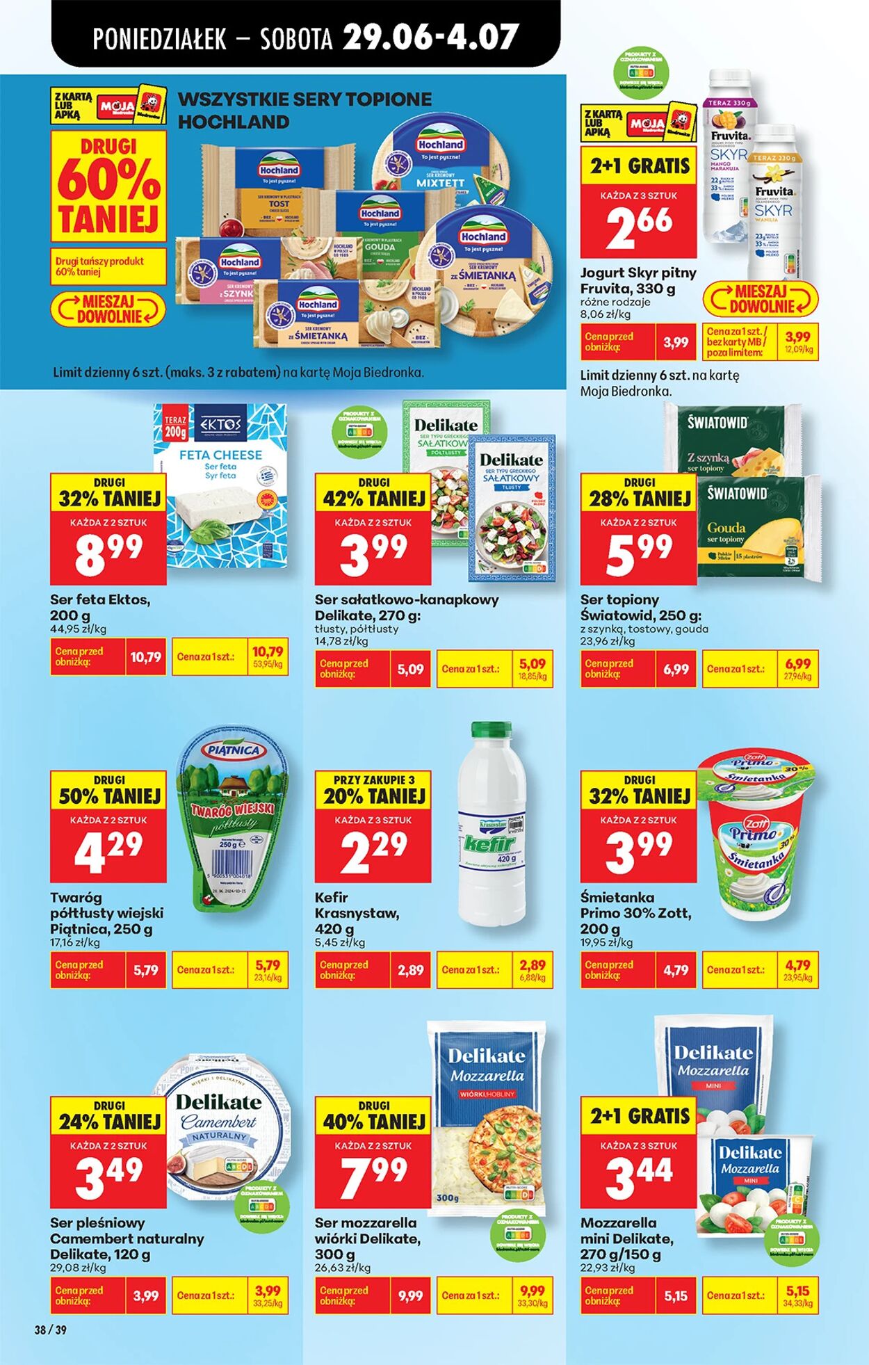 Gazetka Biedronka 29.06.2026 - 06.07.2026