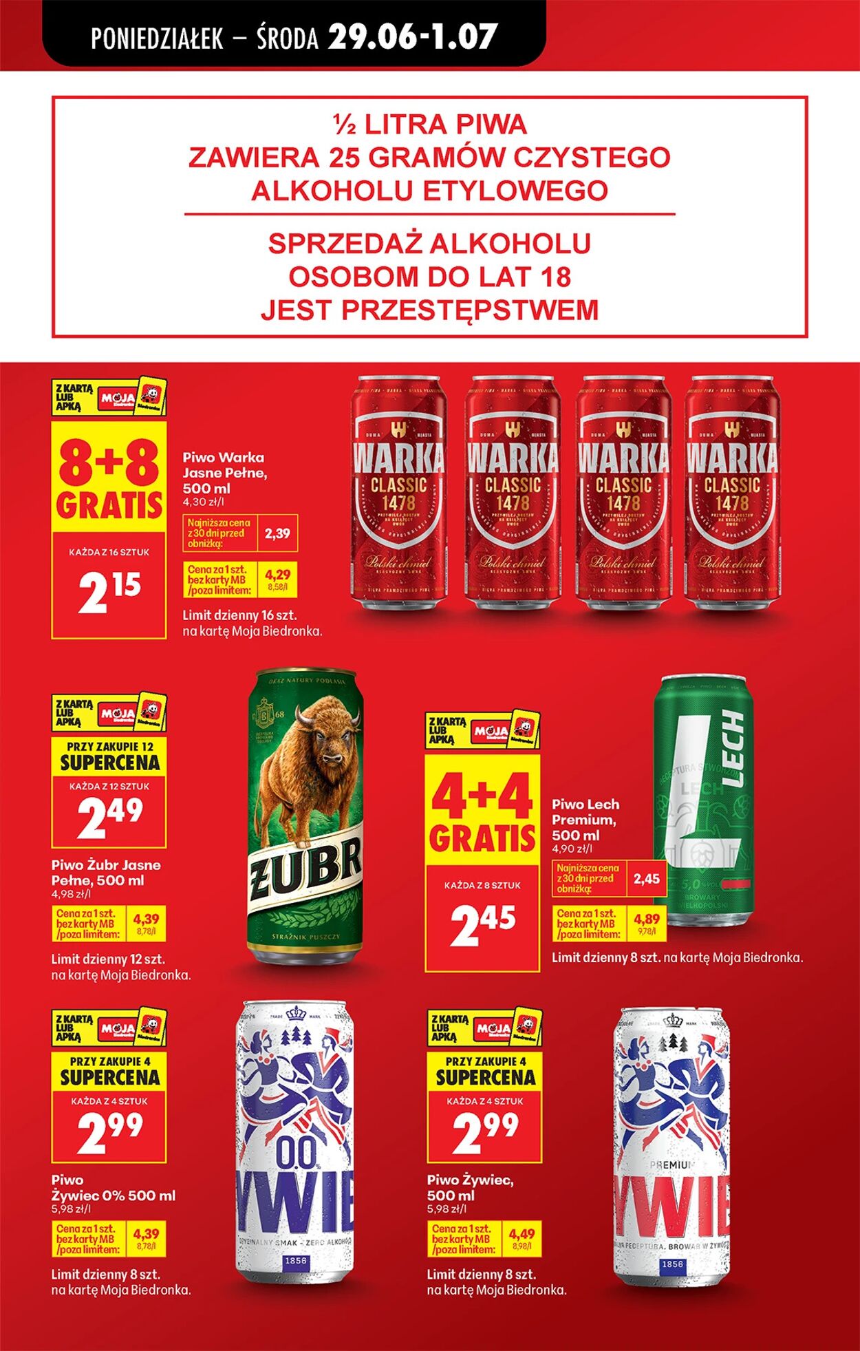 Gazetka Biedronka 29.06.2026 - 06.07.2026
