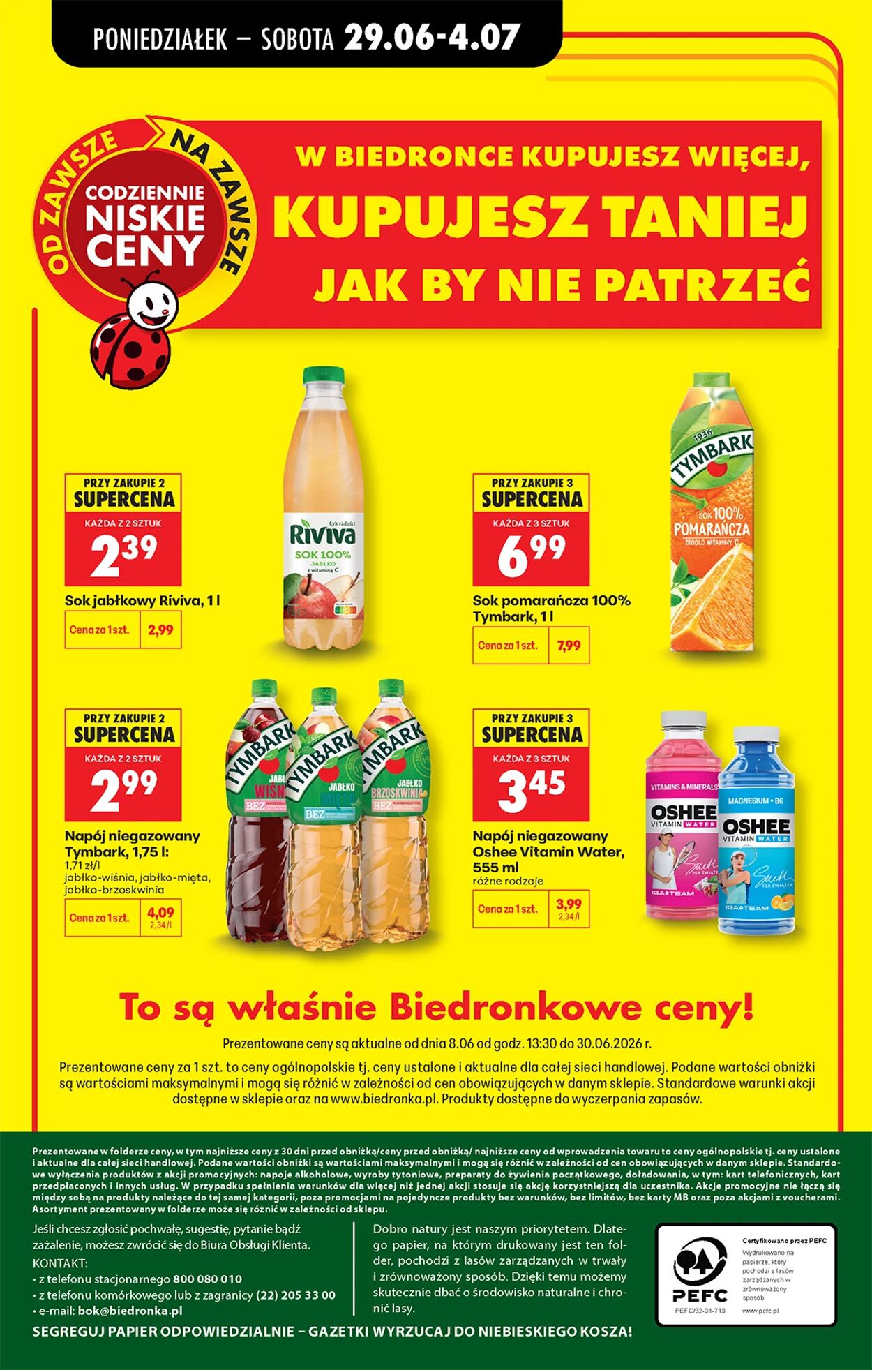 Gazetka Biedronka 29.06.2026 - 06.07.2026