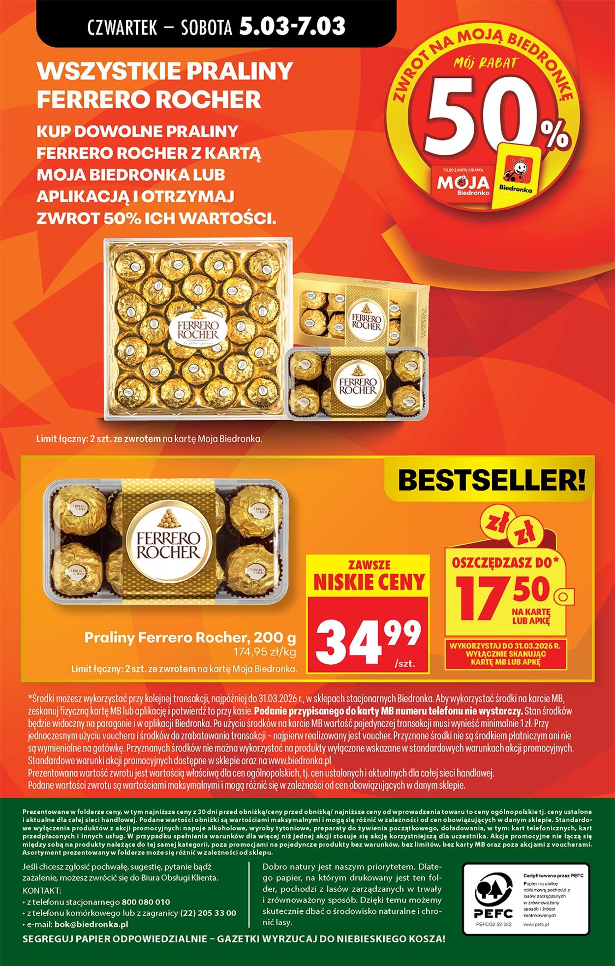 Gazetka Biedronka 09.03.2026 - 15.03.2026