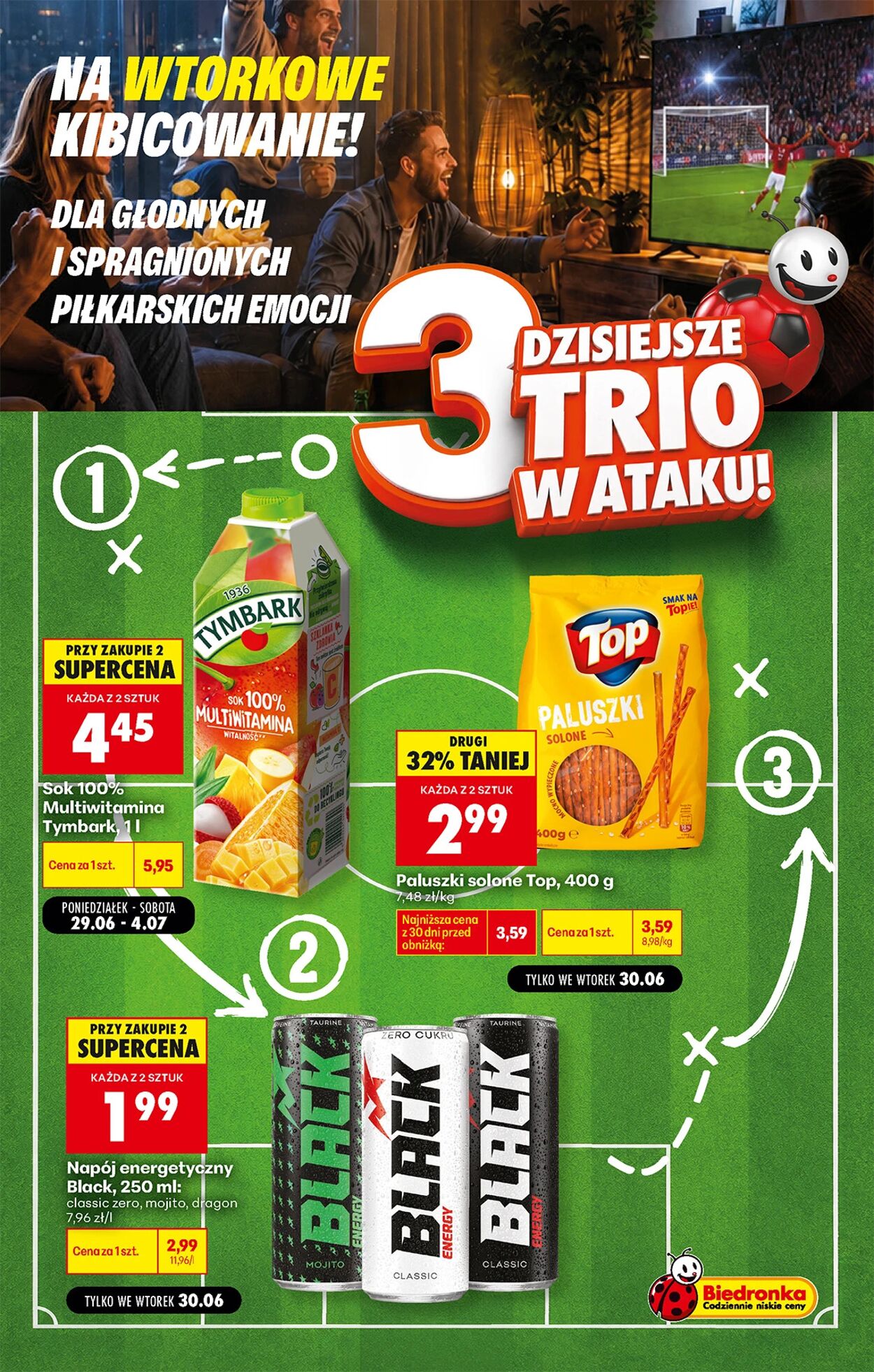 Gazetka Biedronka - Football - oferta od 30.06 - Gazetka - Biedronka.pl 30 cze, 2026 - 7 lip, 2026