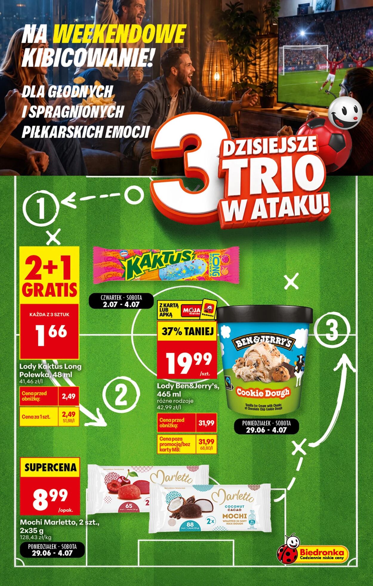 Gazetka Biedronka - Football sobota - oferta od 04.07 - Gazetka - Biedronka.pl 4 lip, 2026 - 11 lip, 2026